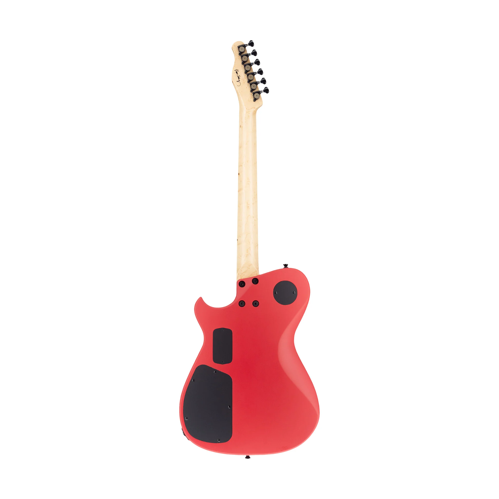 Manson Guitar Works MB-1 New Era Sustainiac Electric Guitar, RW FB, Satin Fire Red - Image 2