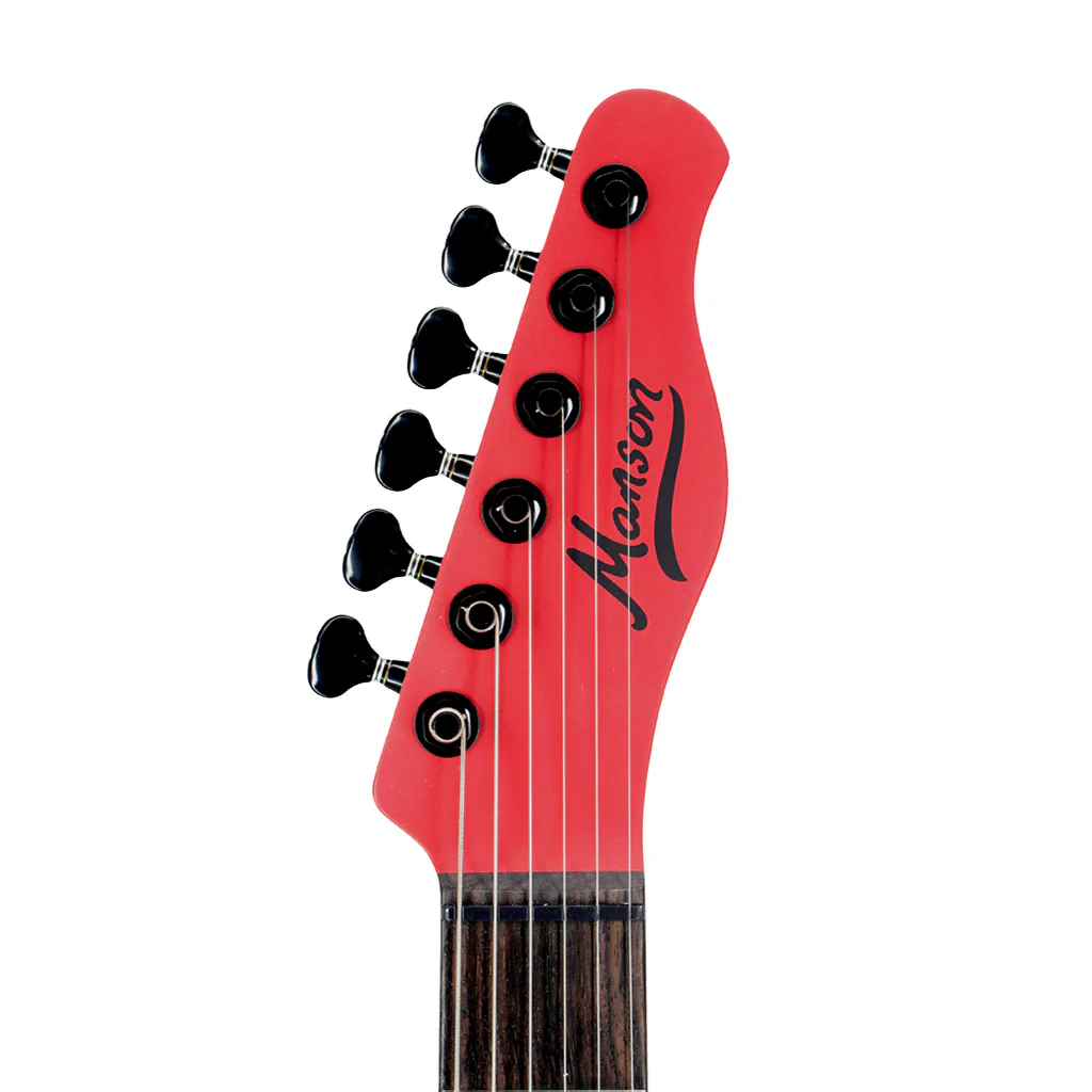Manson Guitar Works MB-1 New Era Sustainiac Electric Guitar, RW FB, Satin Fire Red - Image 6