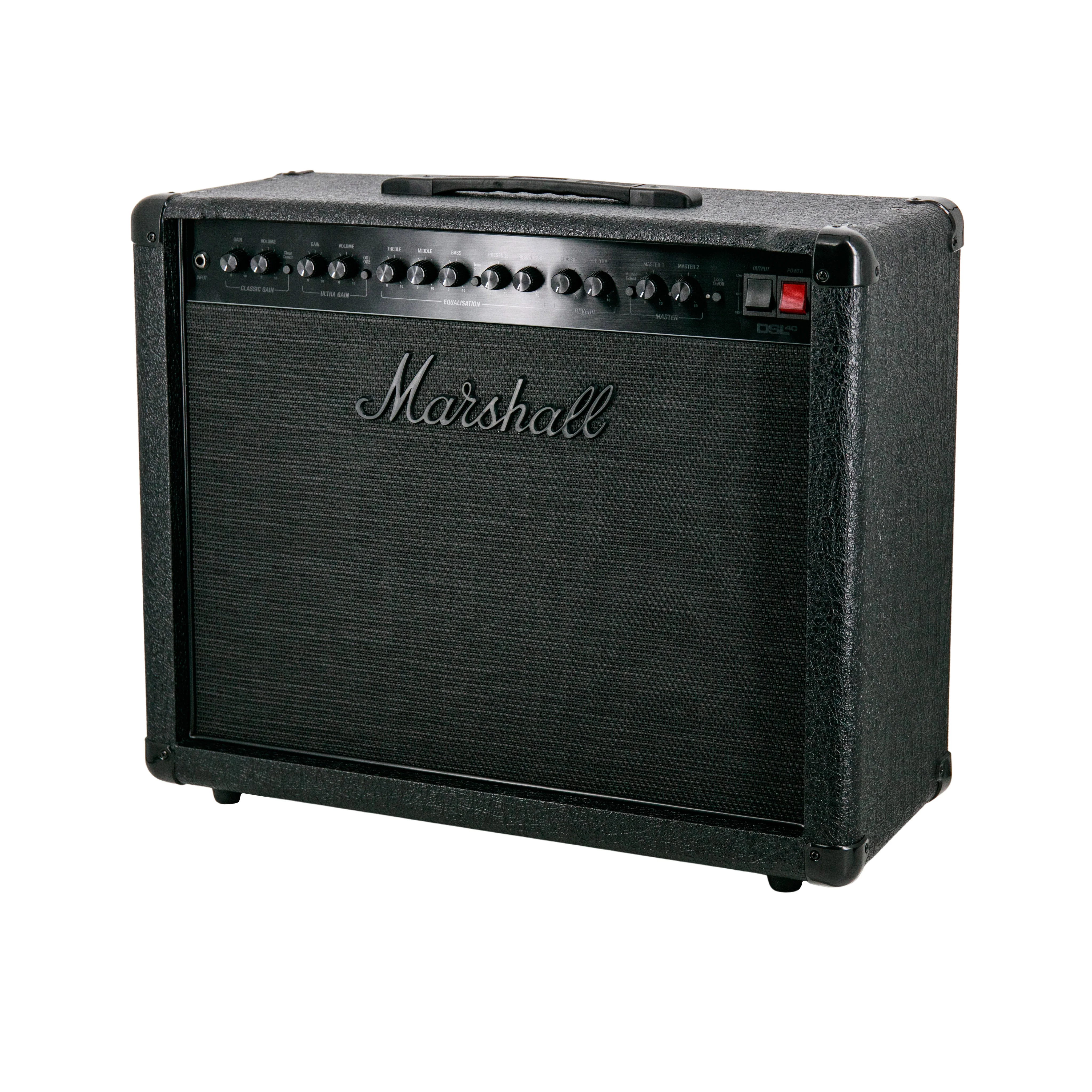 Marshall Swee Lee Asia Exclusive DSL40CRB 40W Tube Guitar Combo Amplifier, Black - Image 3