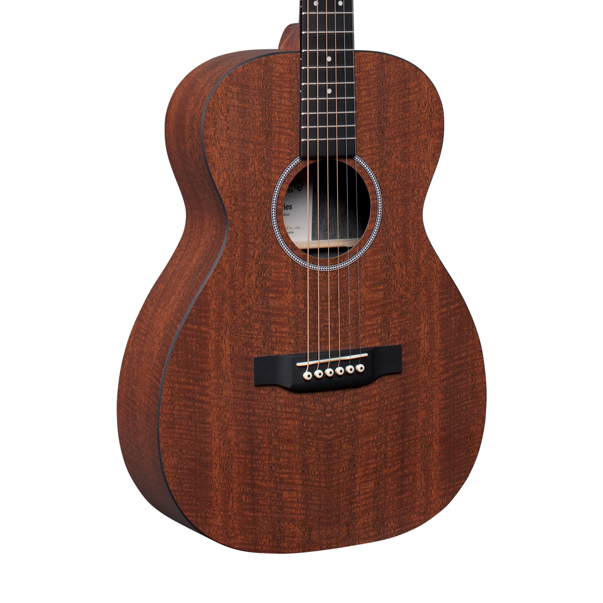Martin 0-X1E Acoustic Guitar w/Bag, Natural - Image 3