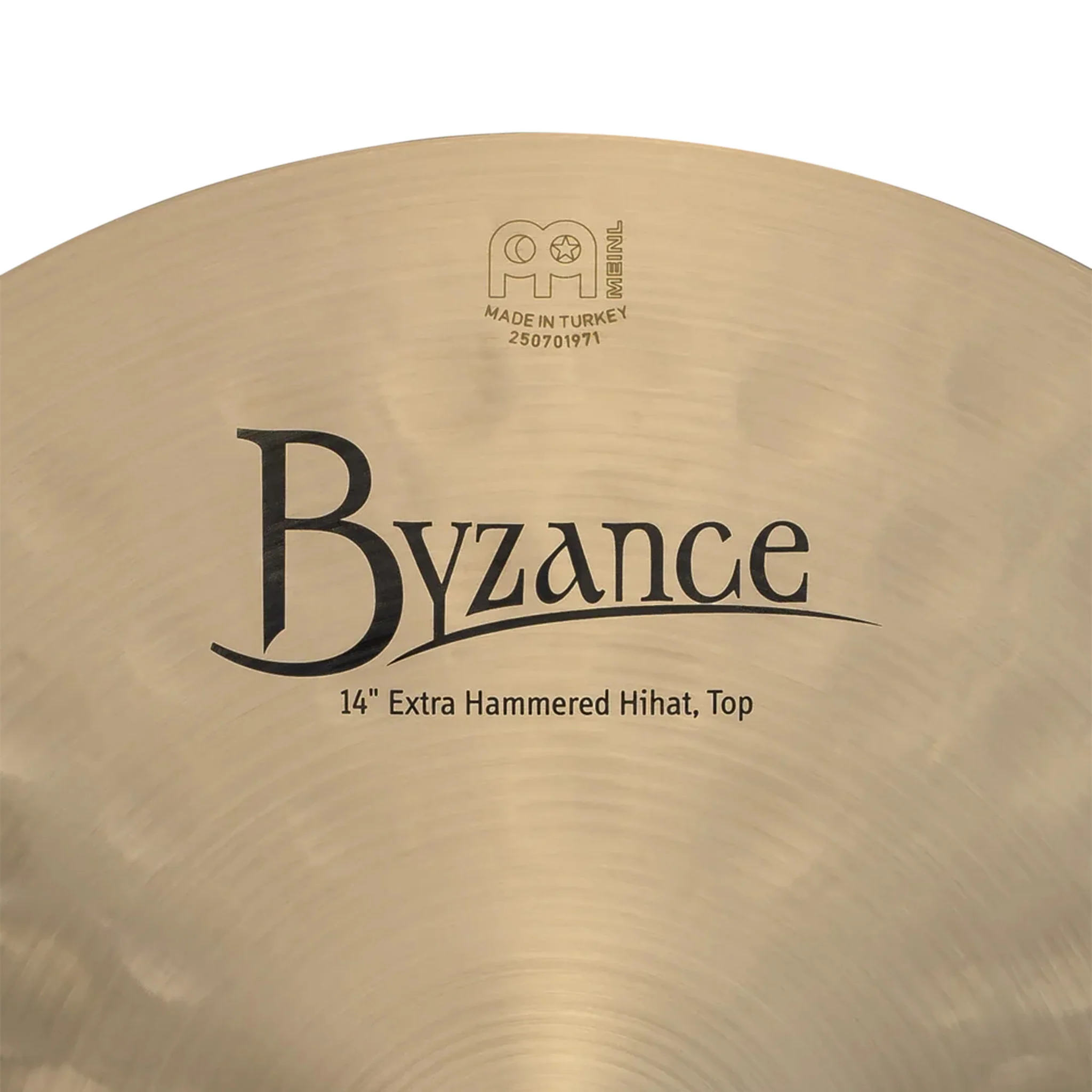 MEINL Cymbals B14EHH 14inch Byzance Traditional Extra Hammered HiHat, Pair - Image 5