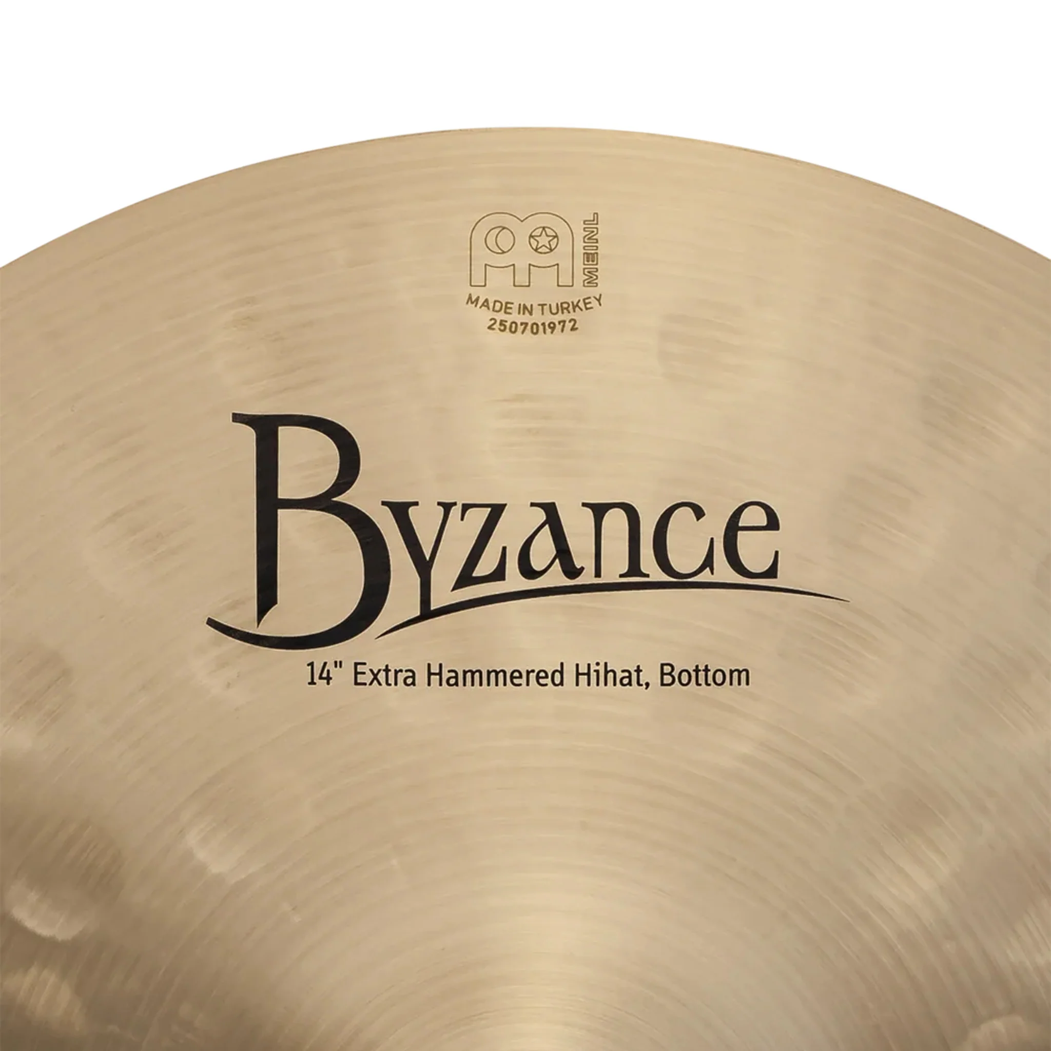 MEINL Cymbals B14EHH 14inch Byzance Traditional Extra Hammered HiHat, Pair - Image 8