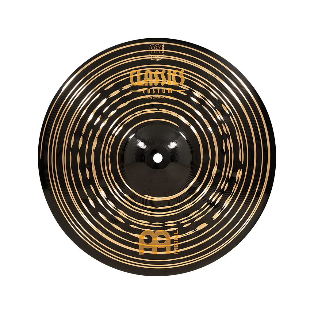 MEINL Cymbals CC14HDAH 14inch Classics Custom Dark Heavy Hihat - Image 8