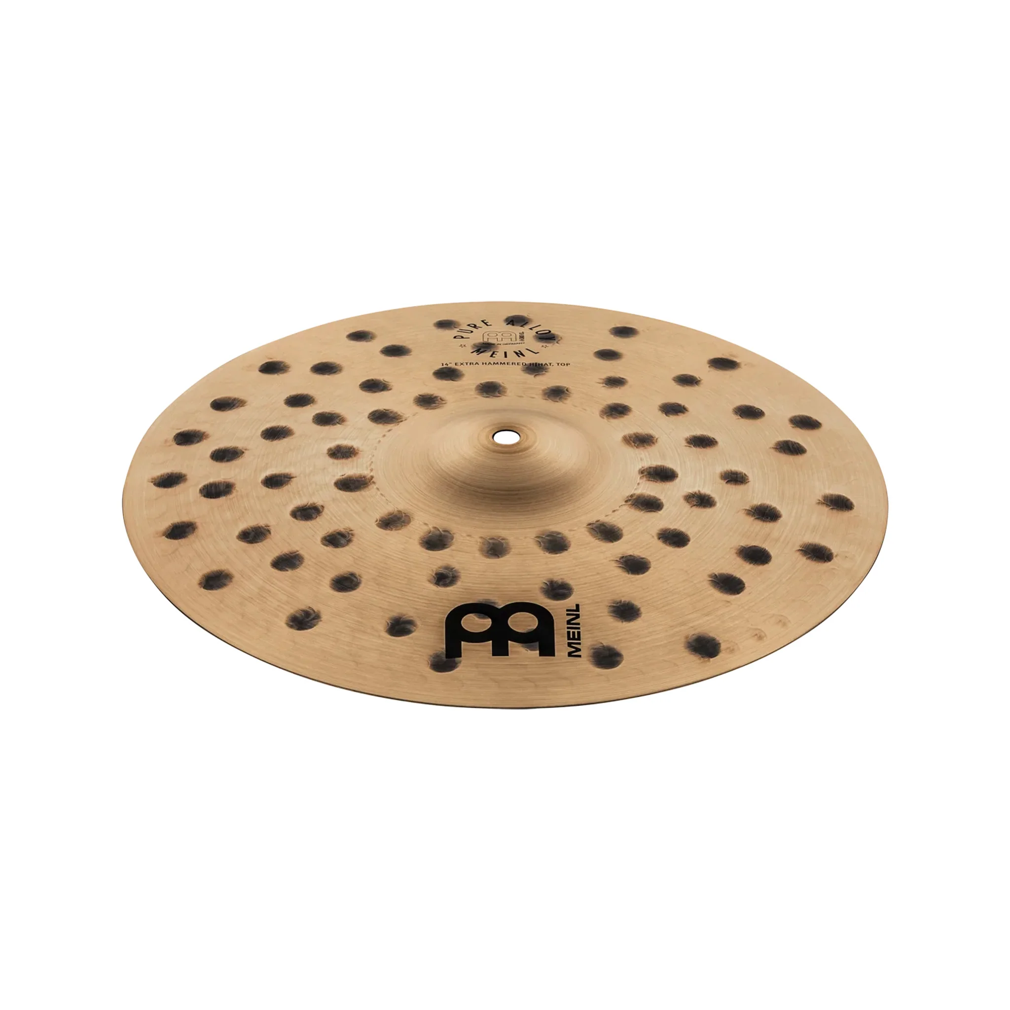 MEINL Cymbals PA14EHH 14inch Pure Alloy Extra Hammered HiHat, Pair - Image 2