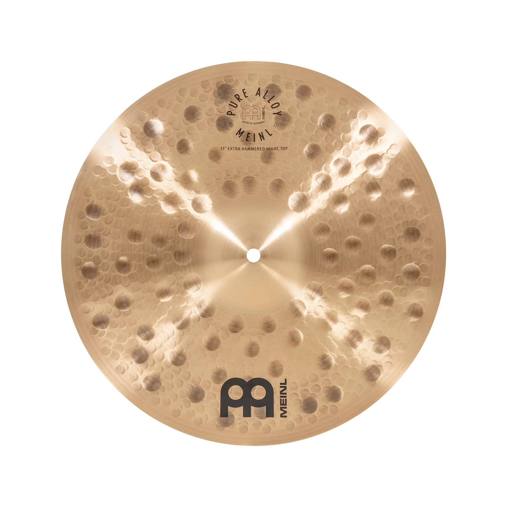 MEINL Cymbals PA15EHH 15inch Pure Alloy Extra Hammered HiHat - Image 5