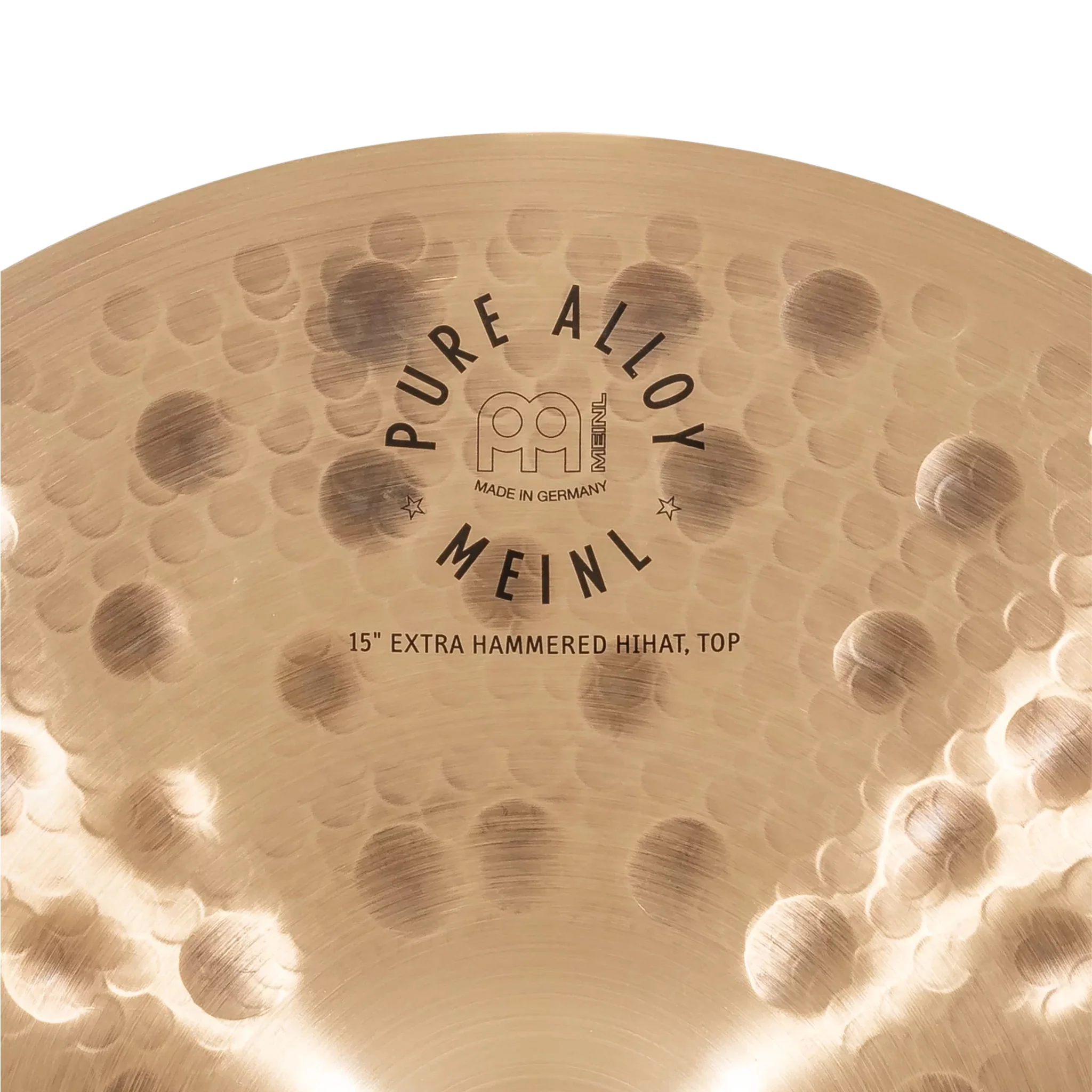 MEINL Cymbals PA15EHH 15inch Pure Alloy Extra Hammered HiHat - Image 7
