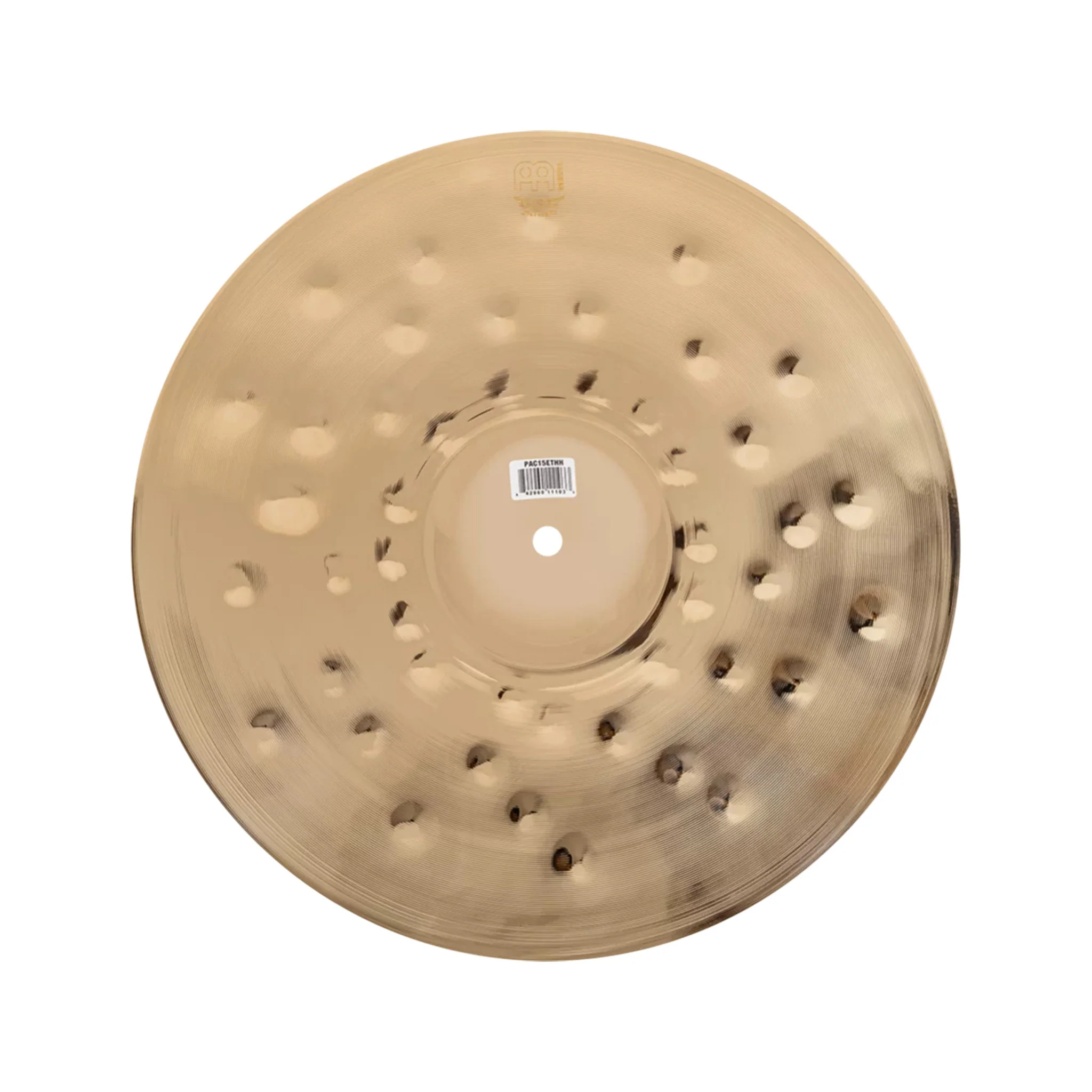 MEINL Cymbals PAC15ETHH 15inch Pure Alloy Custom Extra Thin Hammered HiHat - Image 9