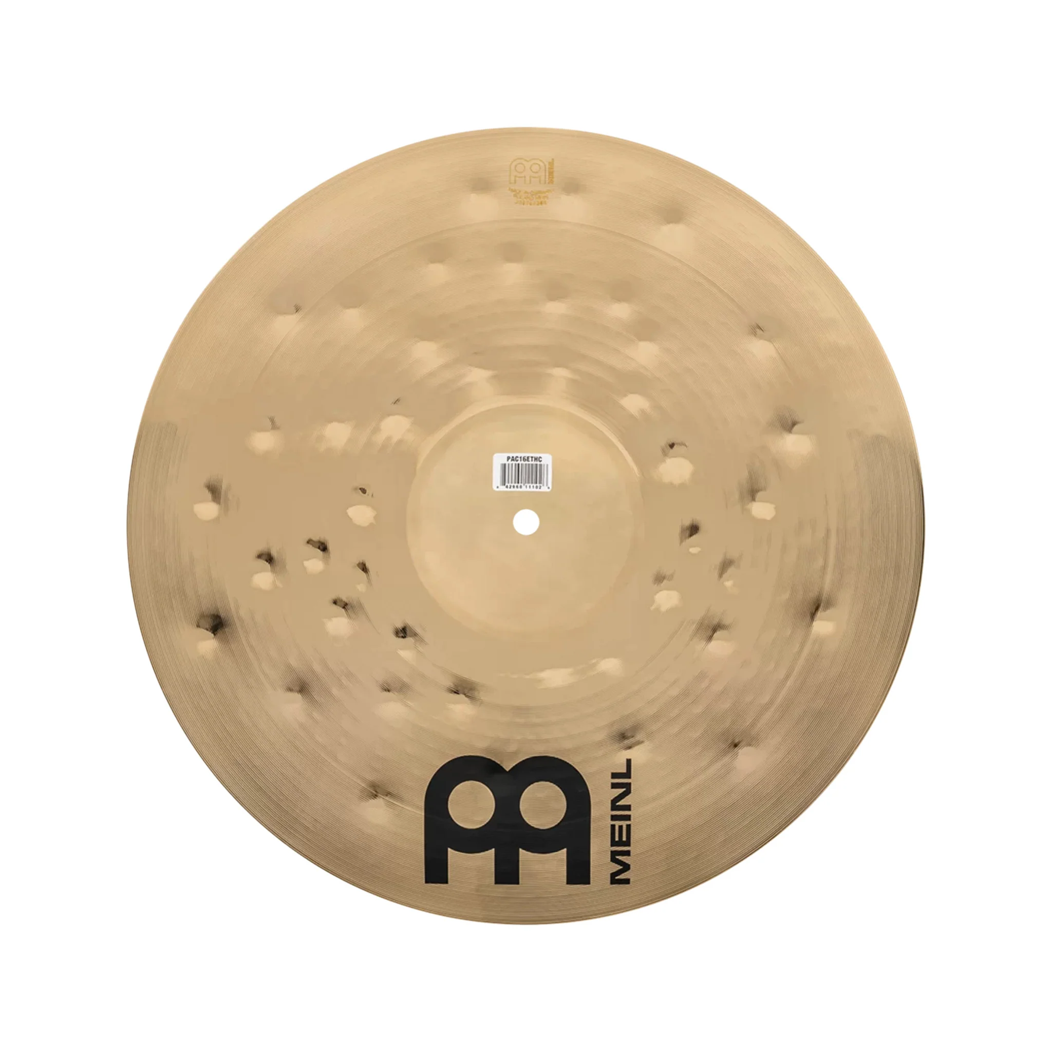 MEINL Cymbals PAC16ETHC 16inch Pure Alloy Custom Extra Thin Hammered Crash - Image 2