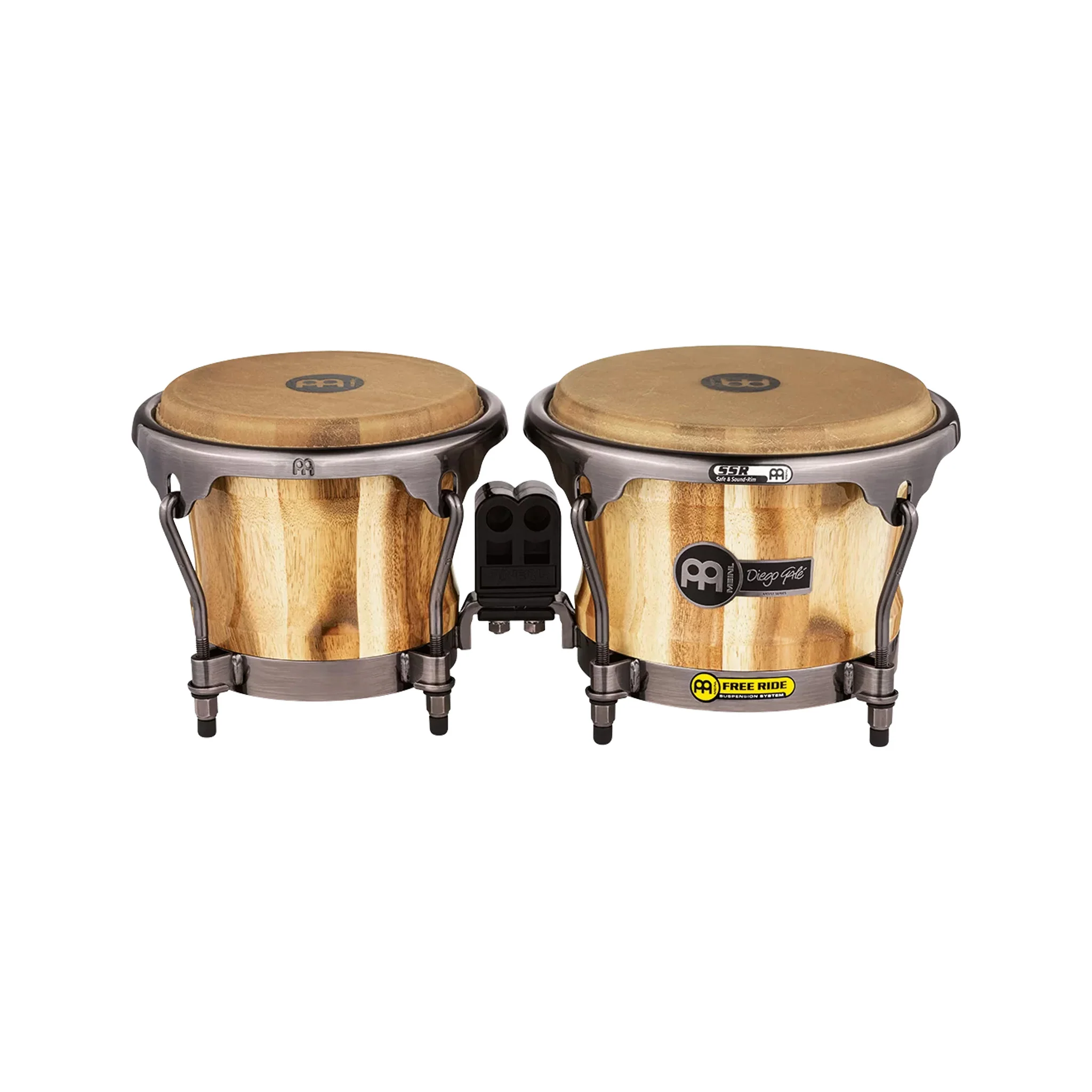 MEINL Percussion DG400CW 7&8-1/2inch Diego Gale Signature Wood Bongo, Chamcuri Wood - Image 2