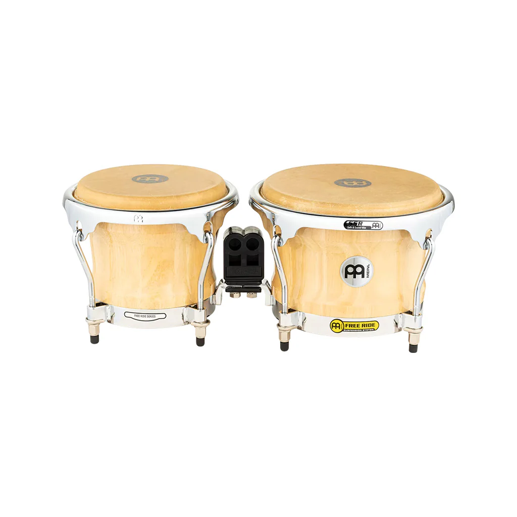 MEINL Percussion FWB400NT 7+8-1/2inch Professional Series Wood Bongo, Natural - Image 2