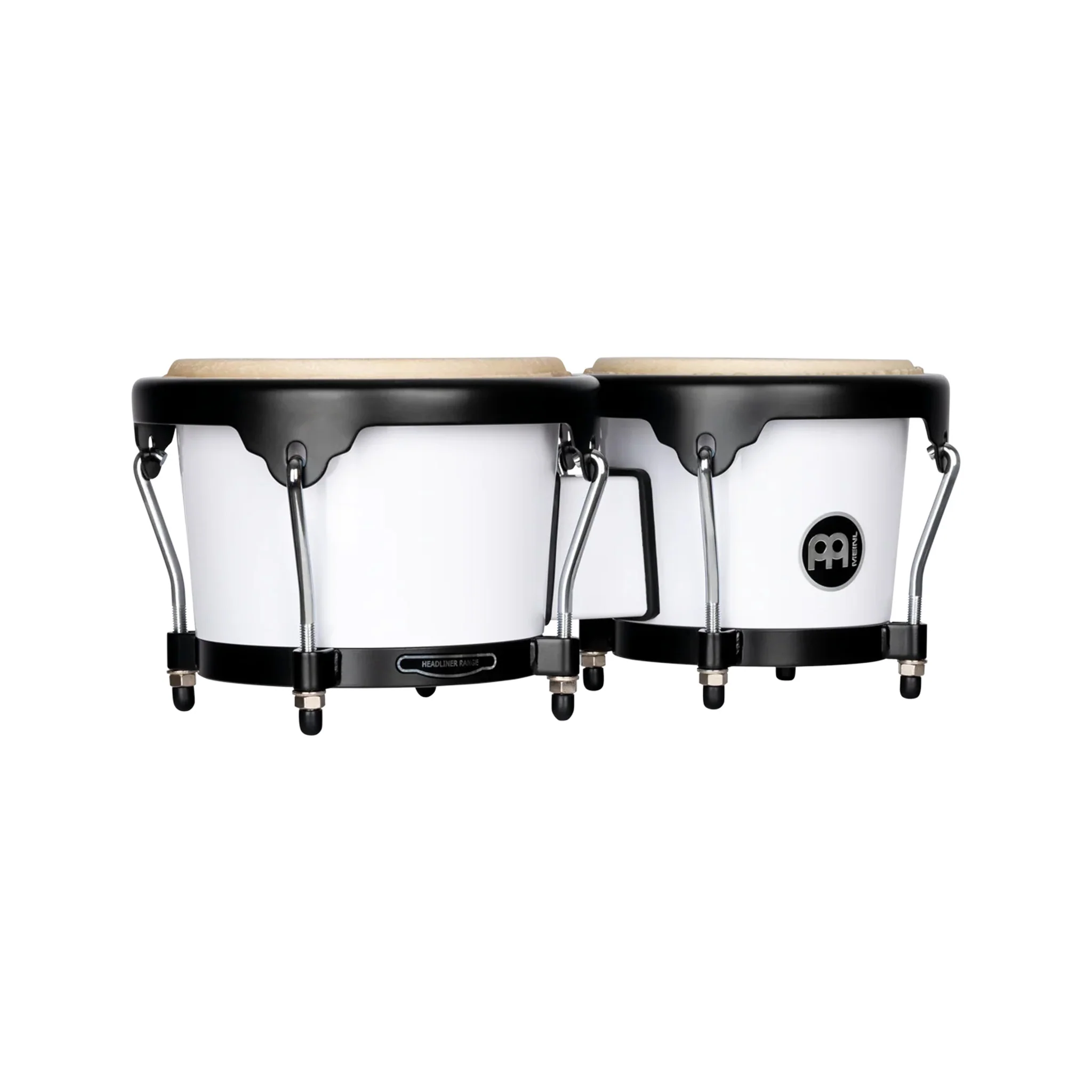 MEINL Percussion HB50WH 6.5inch + 7.5inch Journey Series ABS Bongo, Bright White - Image 3