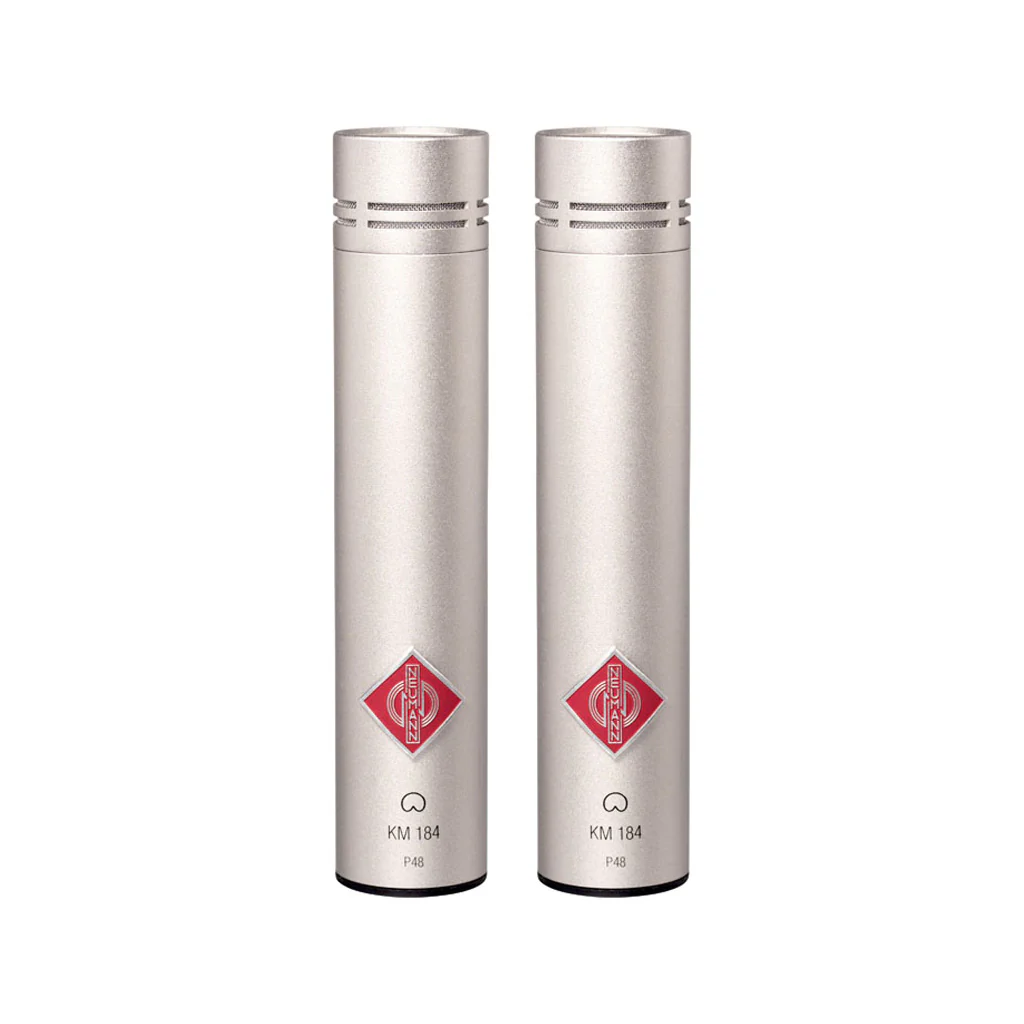 Neumann KM 184 Stereo Set Small-diaphragm Cardioid Microphone Pair, Nickel