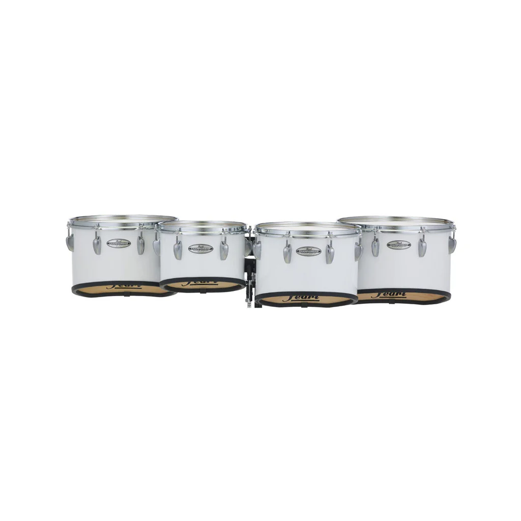 Pearl PMTM8023/A-33 Championship Maple Marching Tom (8/10/12/13)inch, Pure White