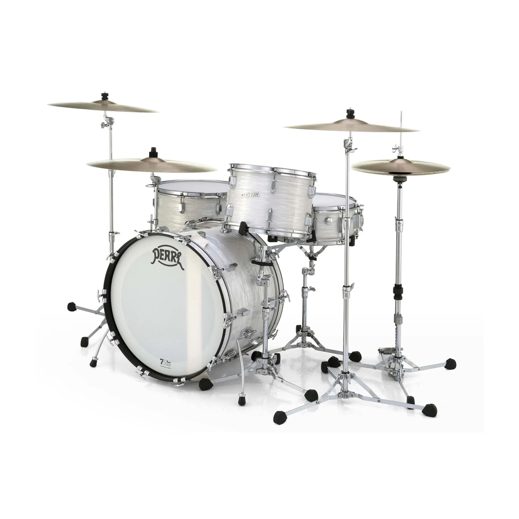 Pearl PSD923XP/C #450 President Series Luan 3-Pc Shell Pack (2214BX/1616F/1309T), Silver Sparkle - Image 2