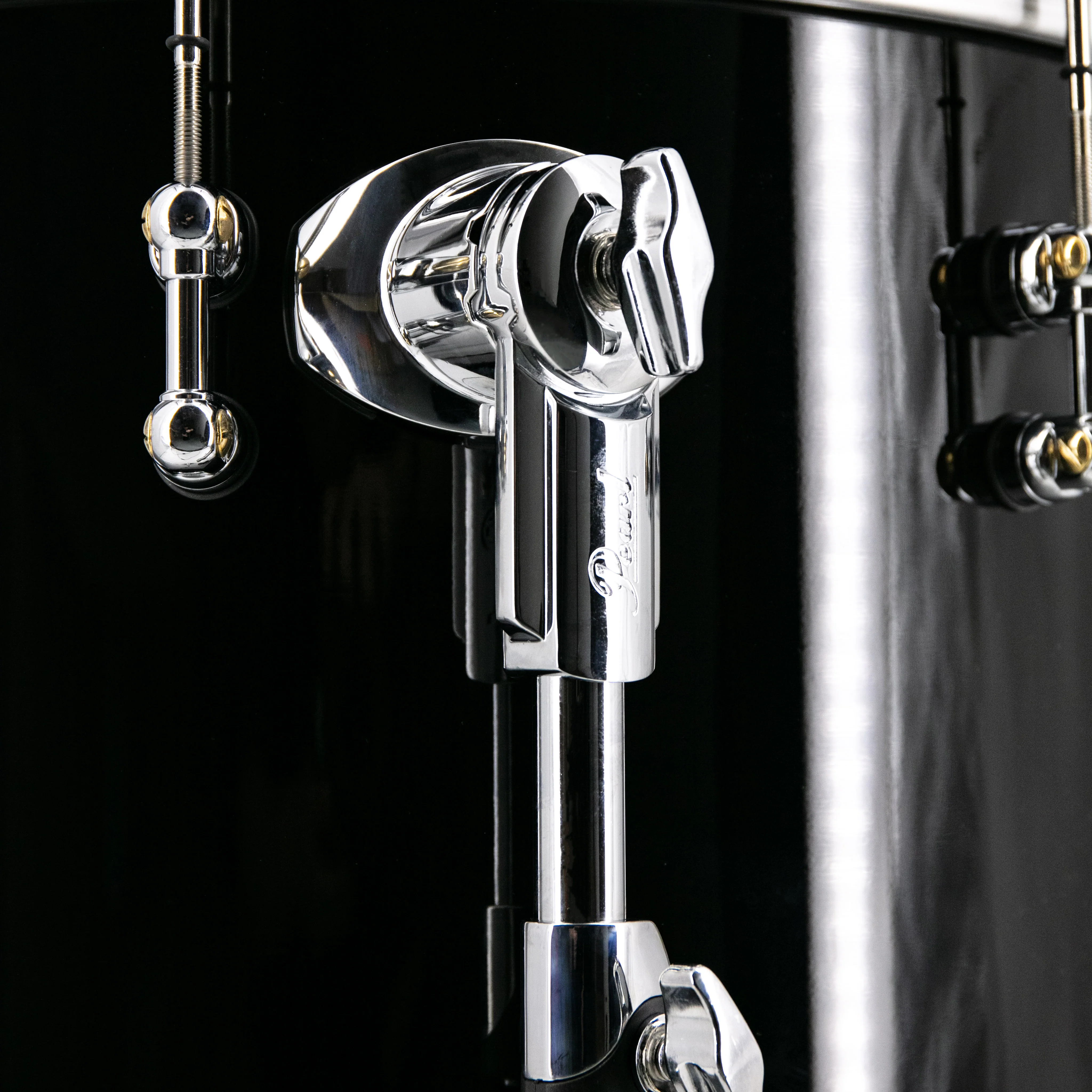 Pearl RFP-2218BB/C-103 22x18inch Reference Pure Bass Drum w/Tom Holder Base, Piano Black - Image 5