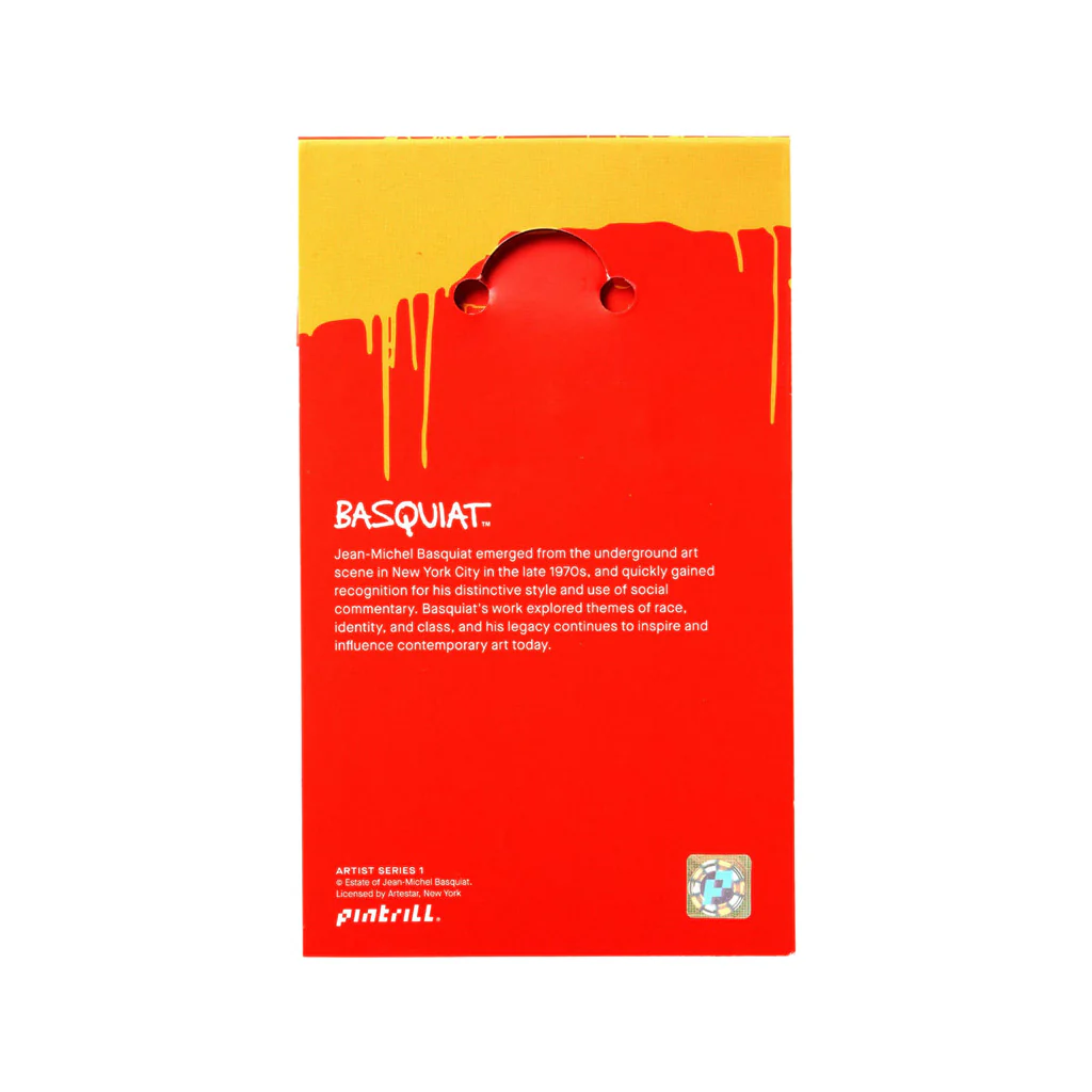 Pintrill Jean-Michel Basquiat Crown T-Rex Keyclip Keychain - Image 3