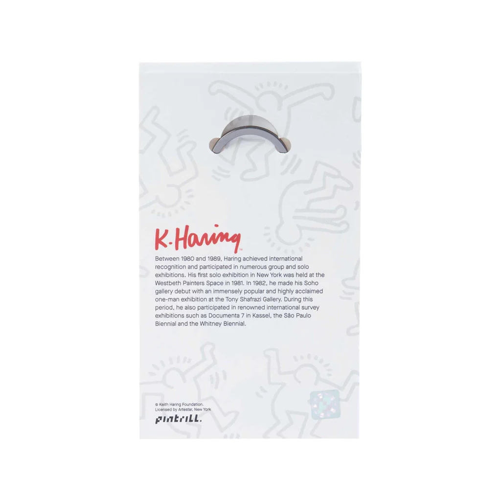 Pintrill Keith Haring Three Eyed Monster Keyclip Keychain - Image 3