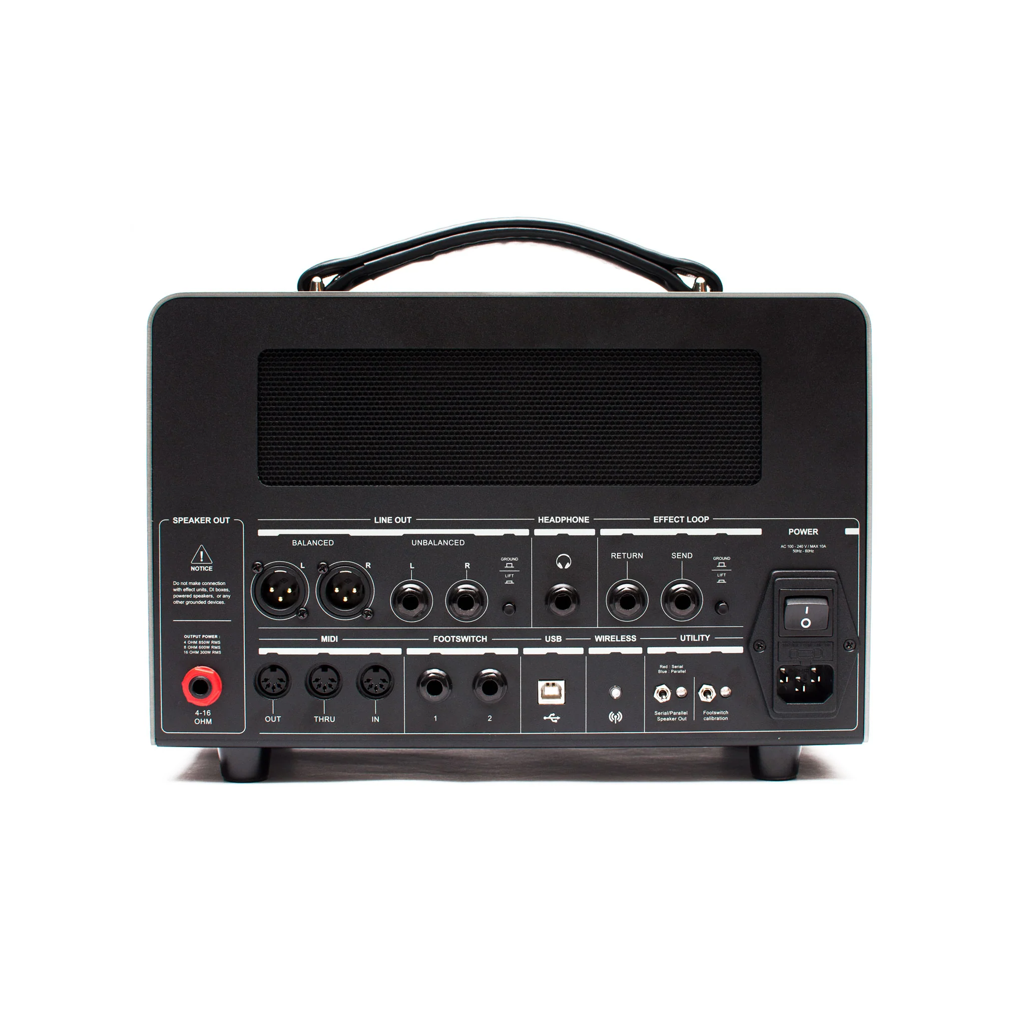 Positive Grid Bias Head 600W Amp Match Amplifier Head w/Cover - Image 3
