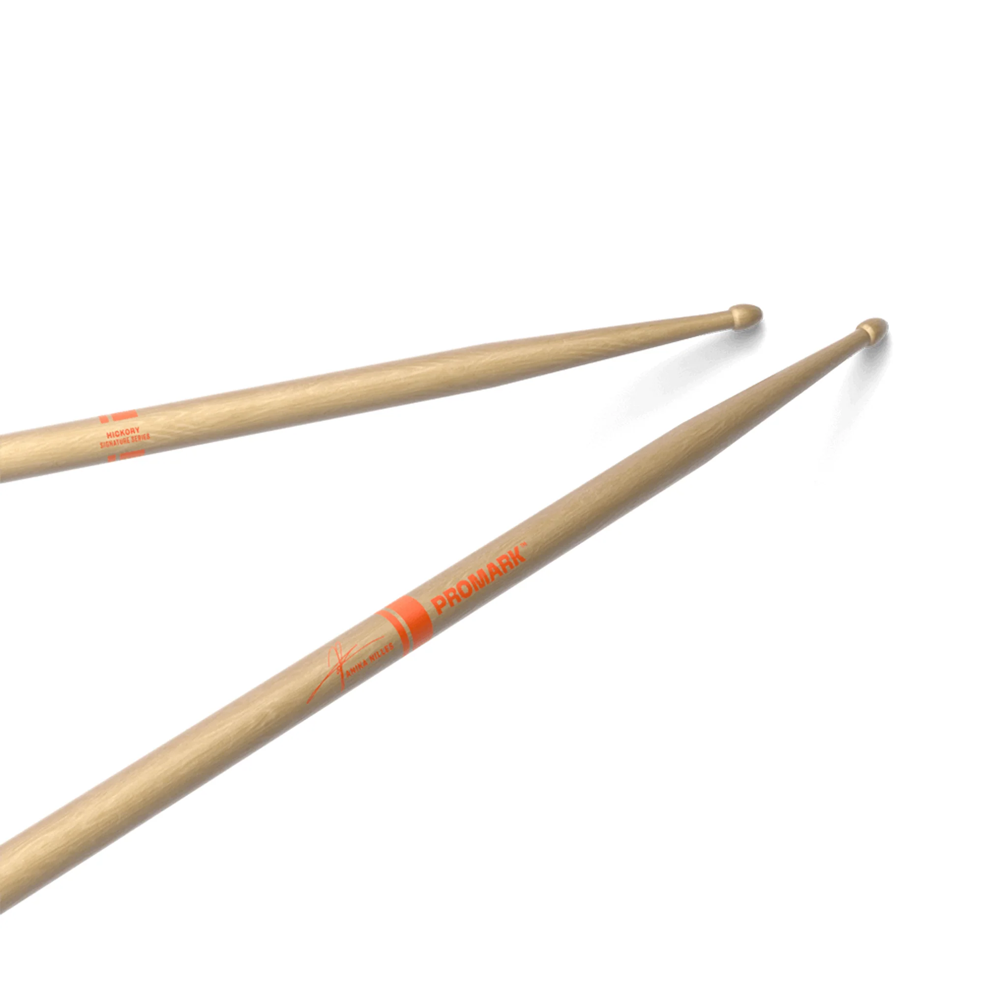 Promark RBANW Hickory Anika Nilles Drumsticks, Acorn Wood Tip - Image 4
