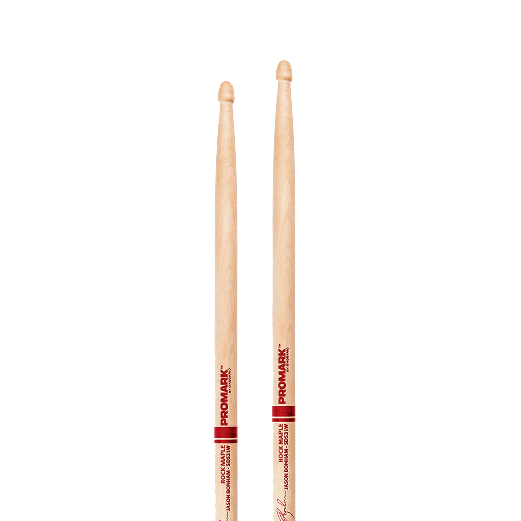 Promark SD531W Maple SD531 Jason Bonham Drumsticks, Wood Tip - Image 2
