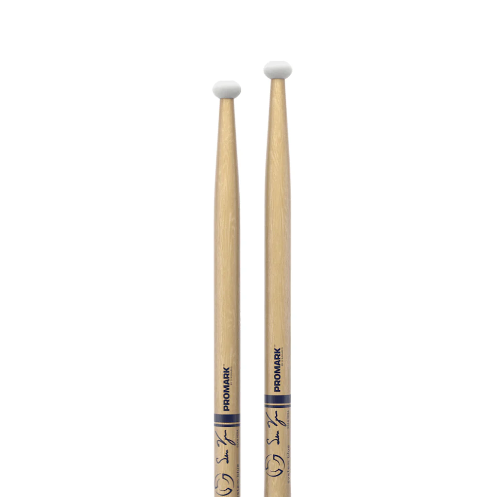 Promark TS8 Hickory Tenor Stick - Sean Vega - System Blue - Image 2