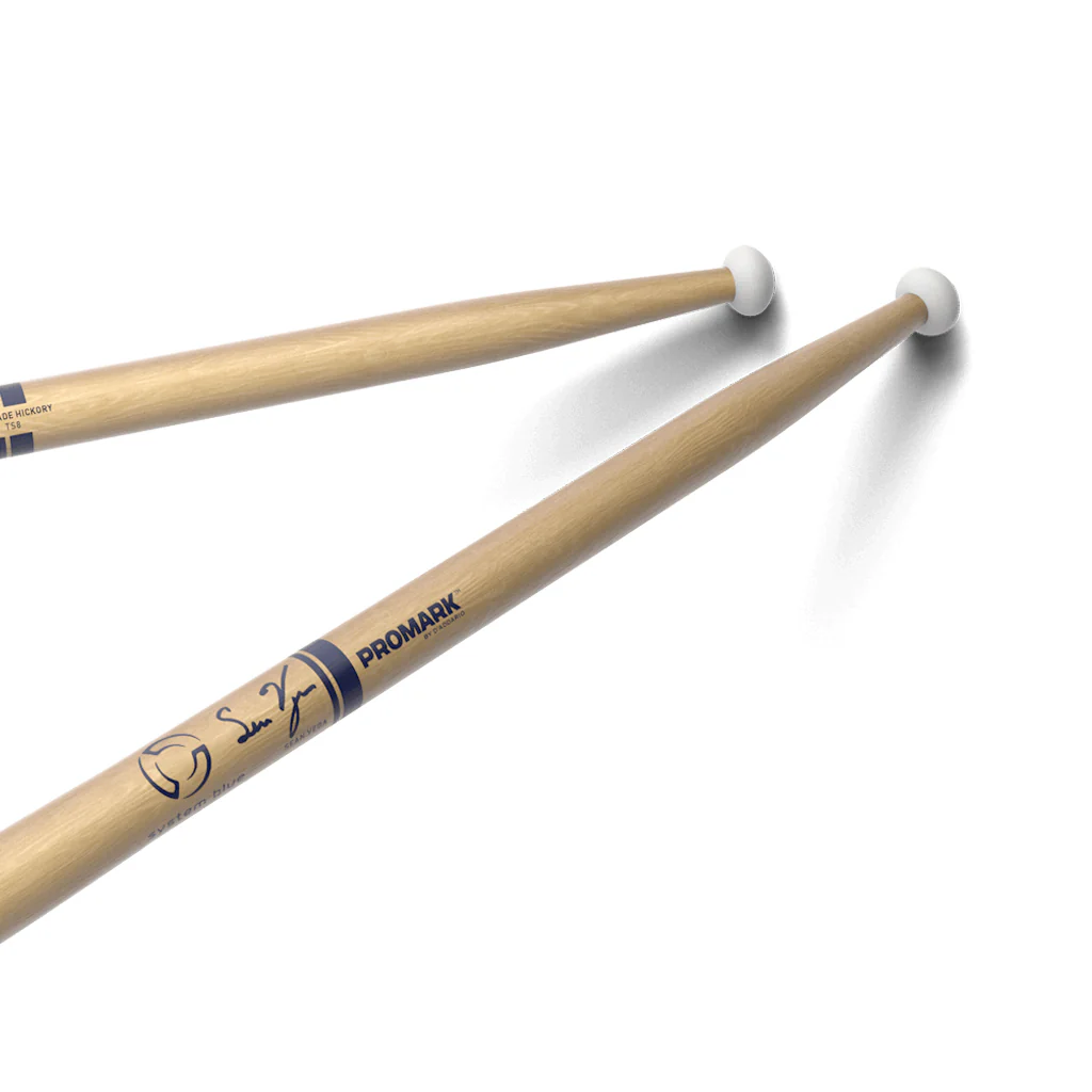 Promark TS8 Hickory Tenor Stick - Sean Vega - System Blue - Image 4
