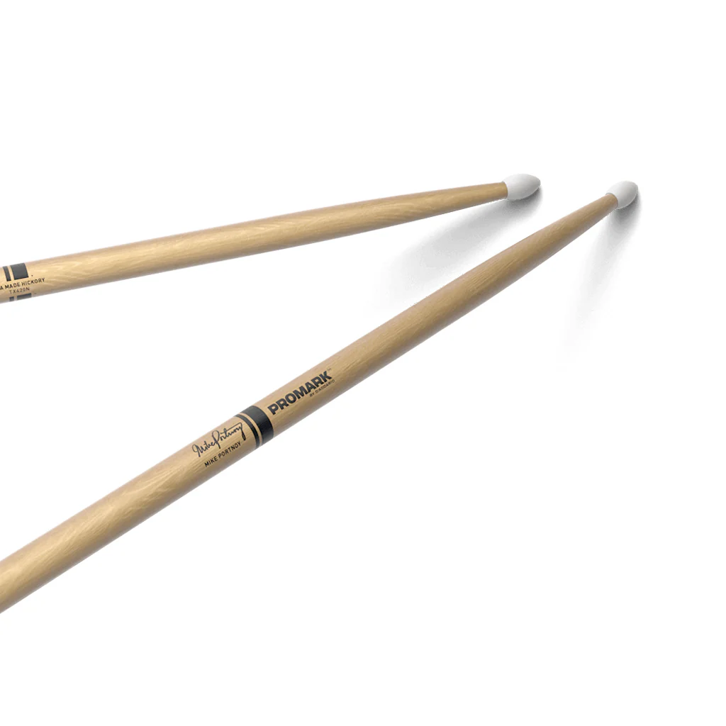 Promark TX420N Hickory 420 Mike Portnoy Drumsticks, Nylon Tip - Image 4