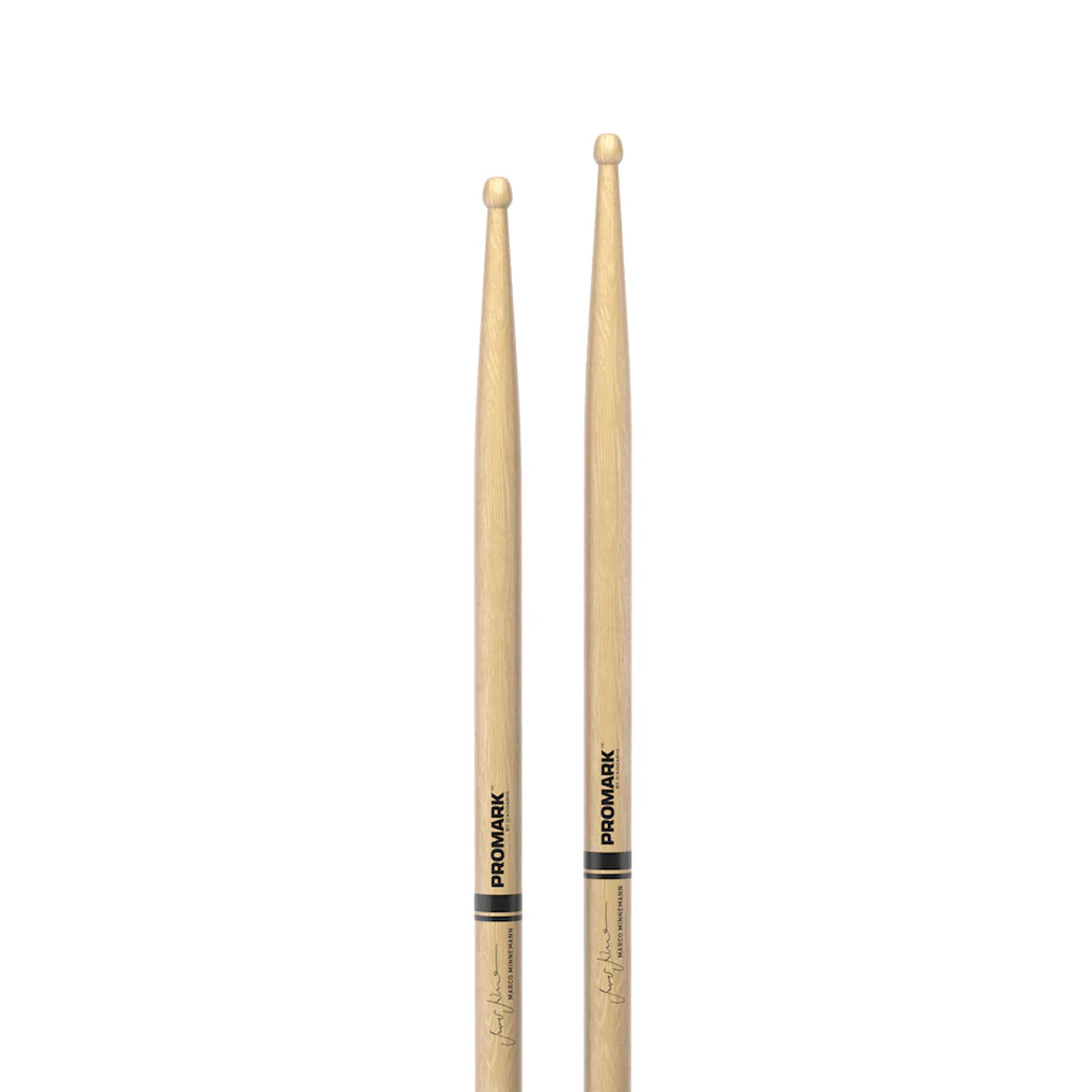 Promark TX721W Hickory 721 Marco Minnemann Drumsticks, Wood Tip - Image 2