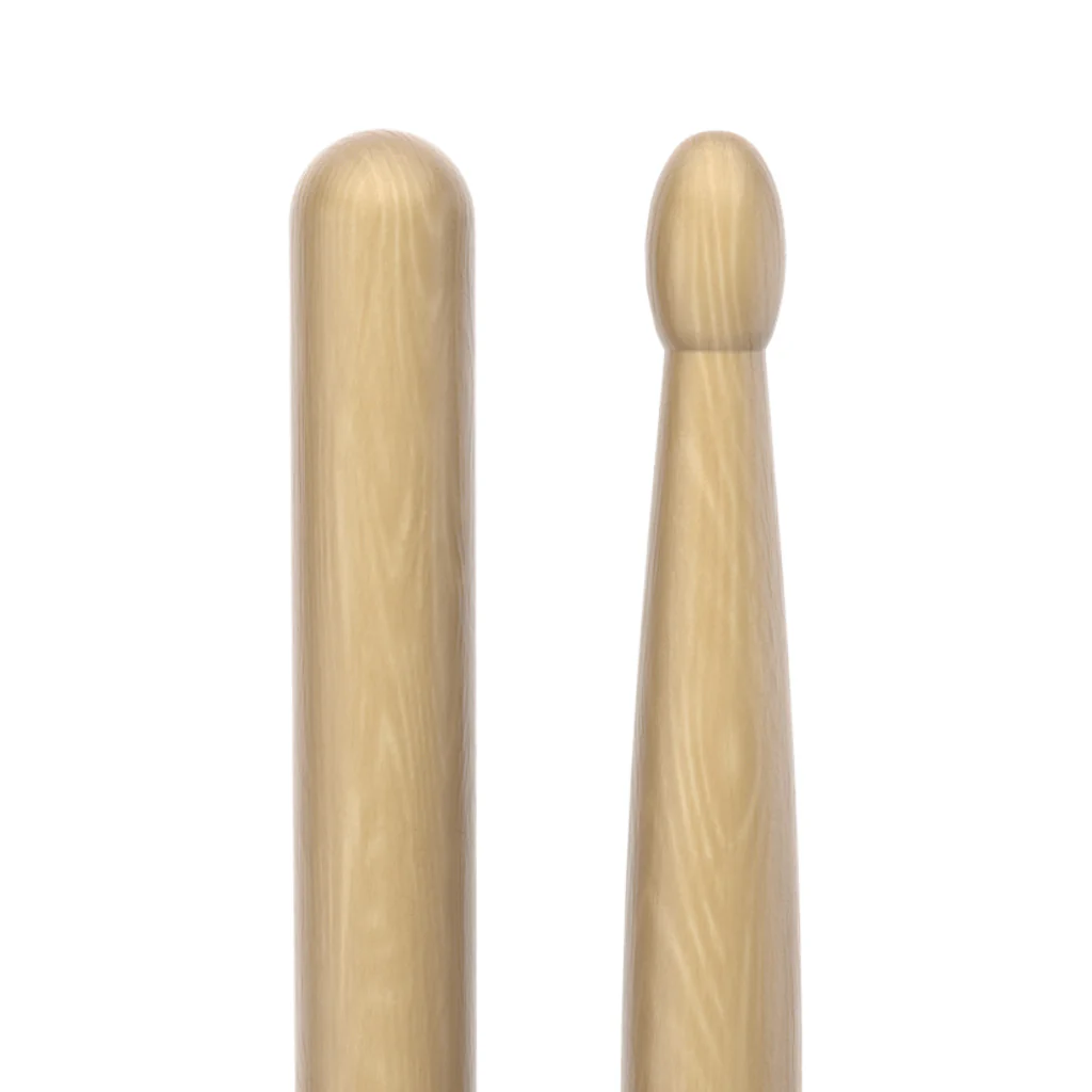 Promark TX747W Hickory 747 Rock Drumsticks, Wood Tip - Image 3