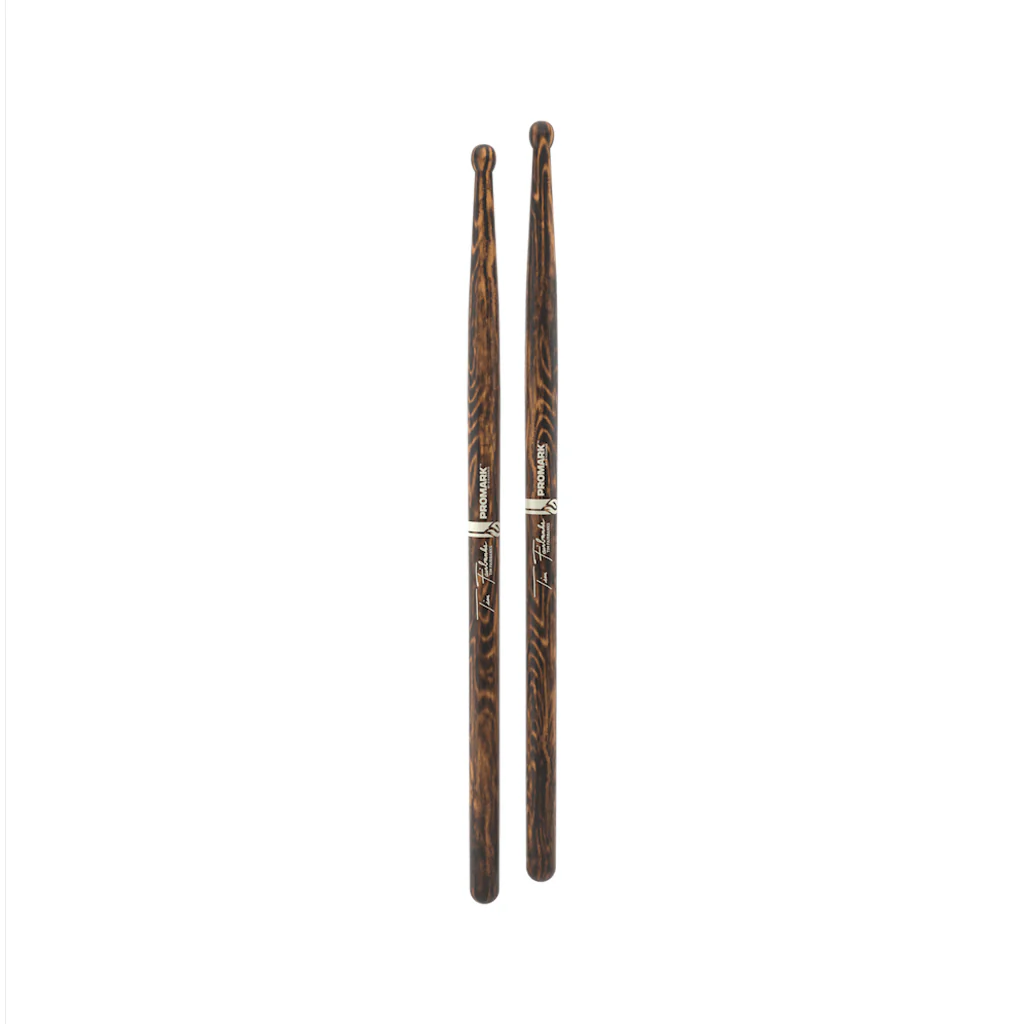 Promark TXDCTFW-FG Tim Fairbanks FireGrain Marching Snare Drumstick, Wood Tip