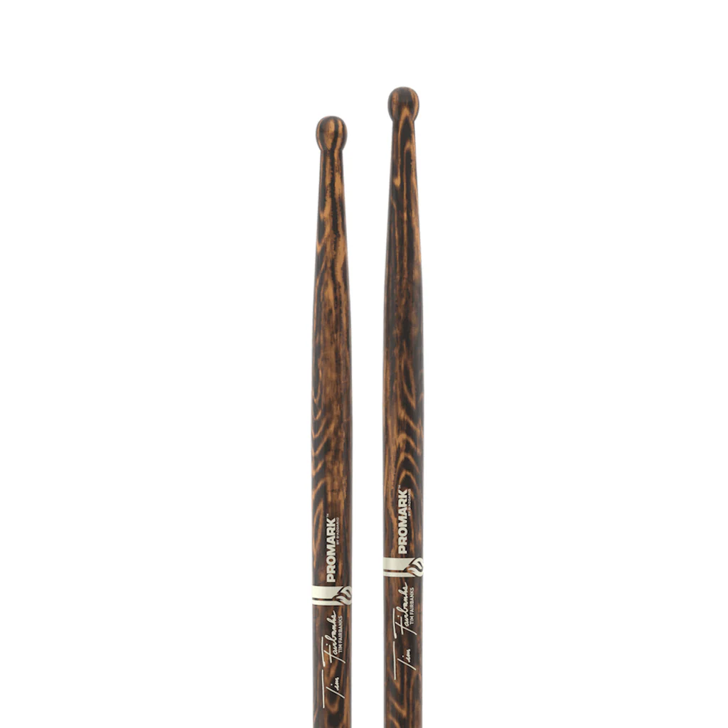 Promark TXDCTFW-FG Tim Fairbanks FireGrain Marching Snare Drumstick, Wood Tip - Image 2