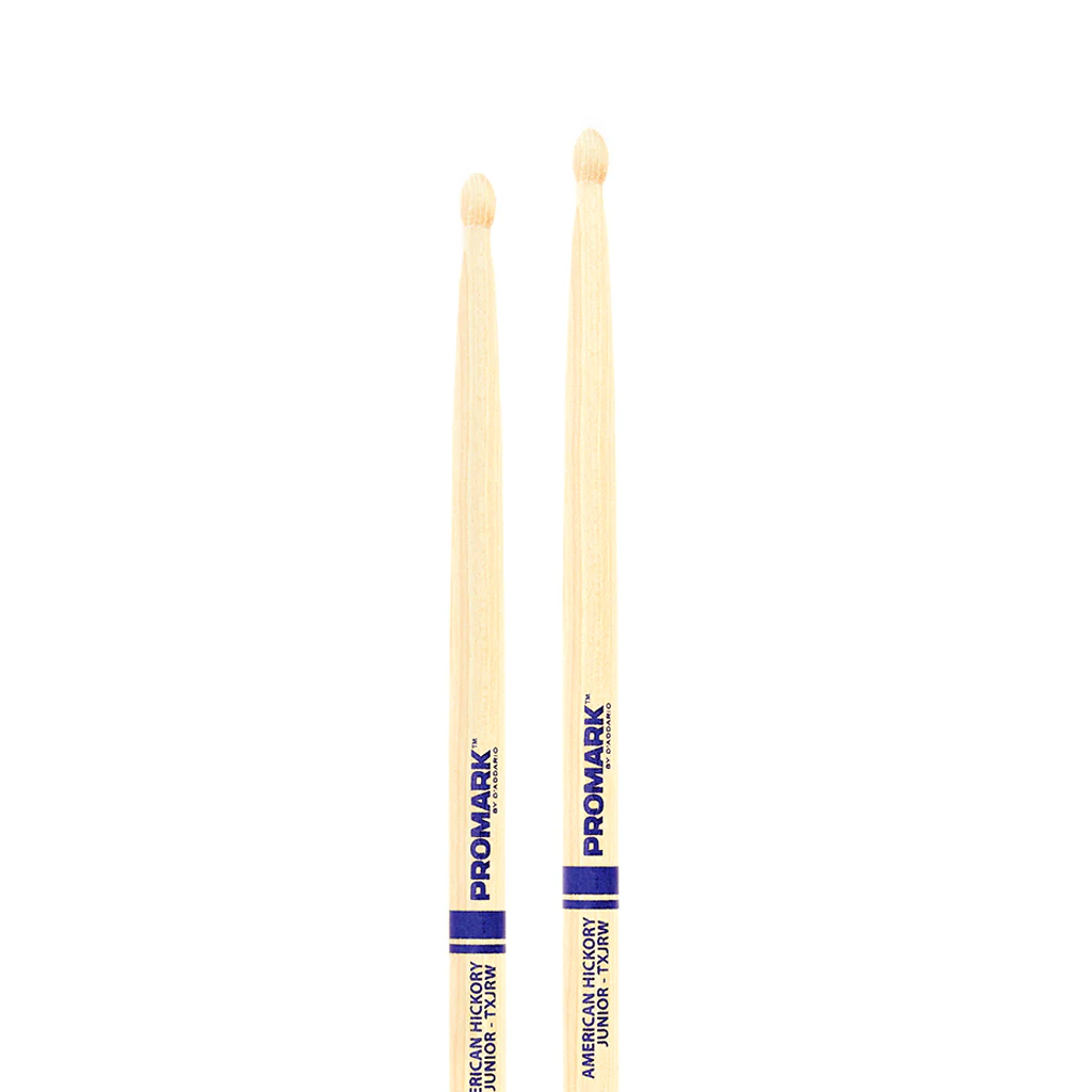Promark TXJRW Hickory Junior Drumsticks, Wood Tip - Image 2