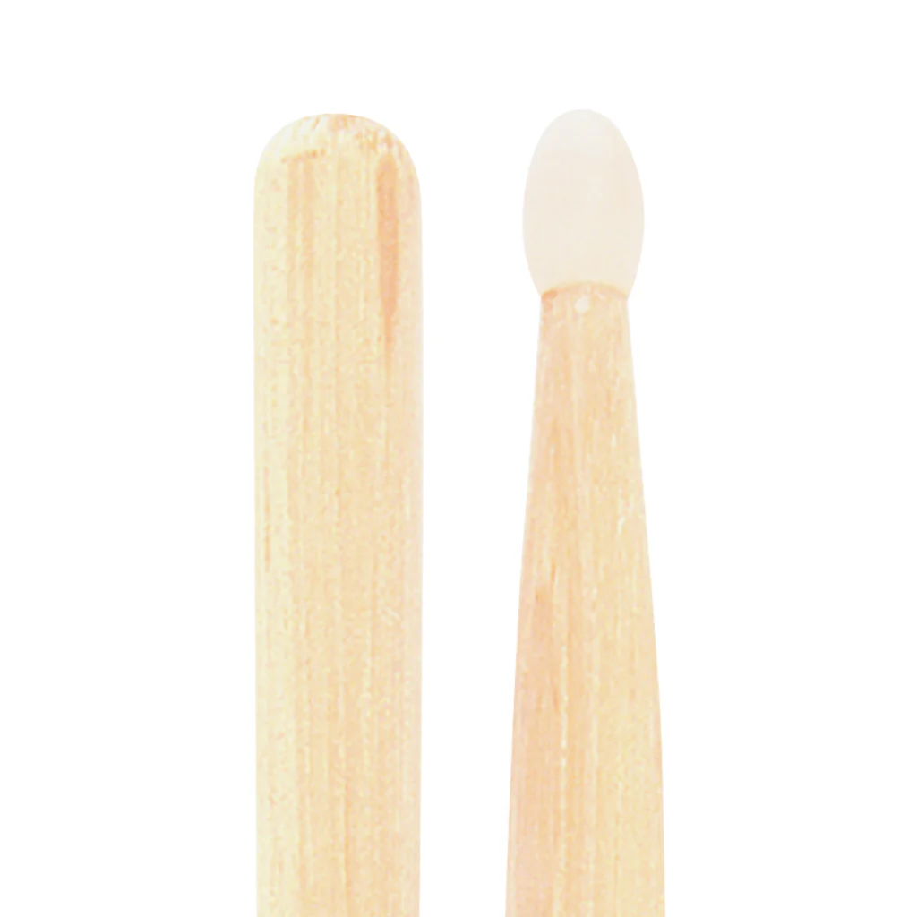 Promark TXR5BN Hickory 5B The Natural Nylon Tip Drumstick - Image 2