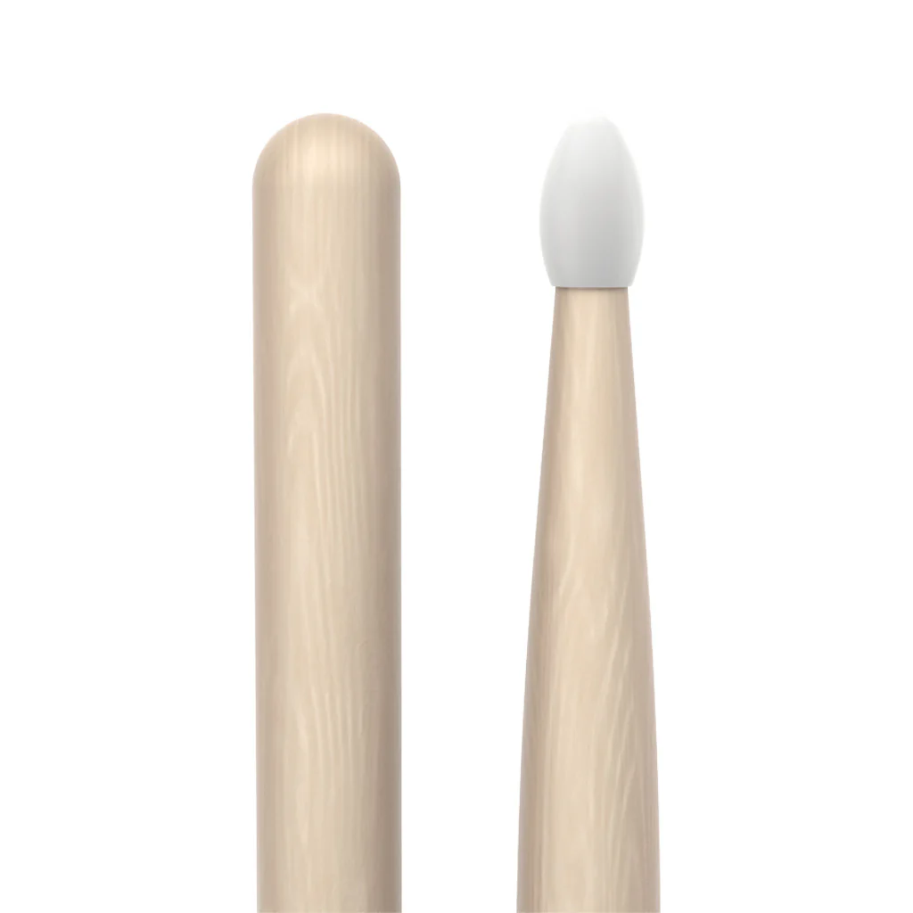 Promark TXR747N Hickory 747 The Natural Nylon Tip Drumstick - Image 3