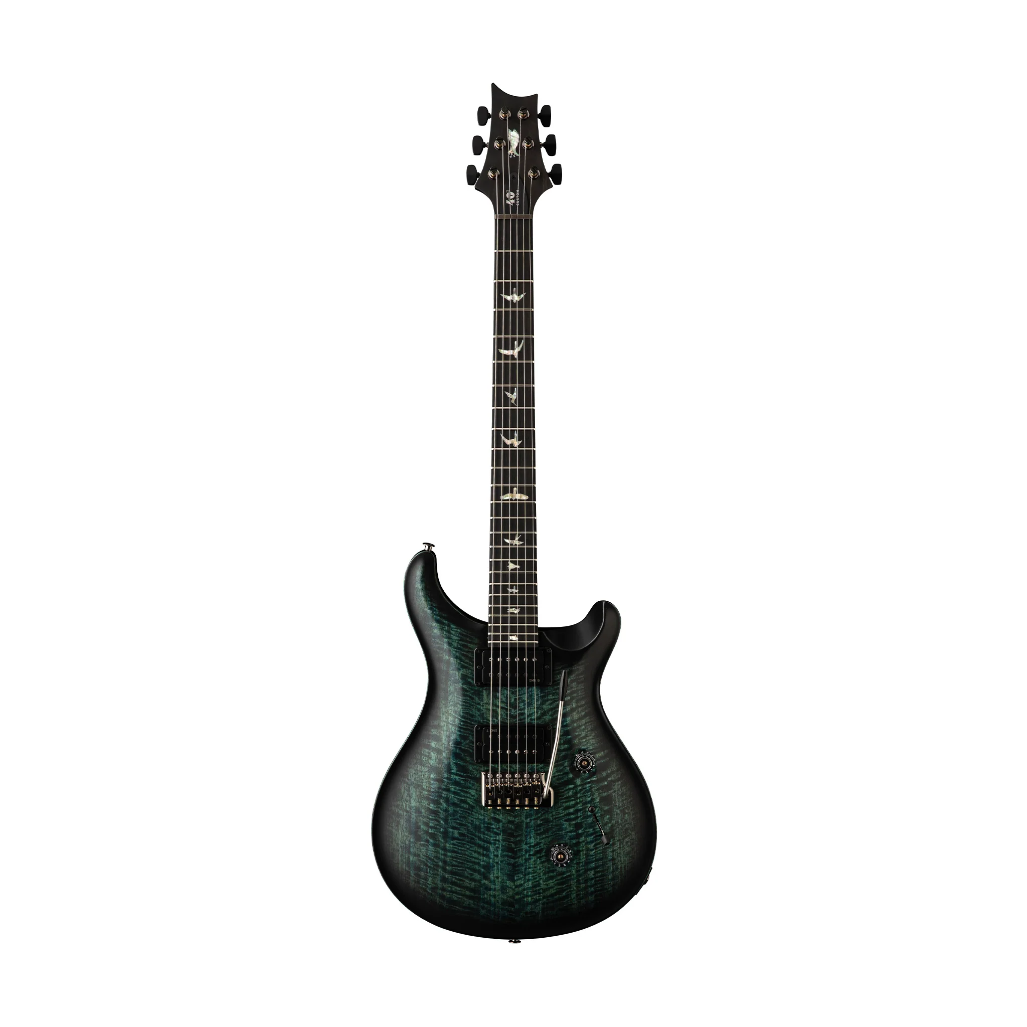 PRS 40th Anniversary Custom 24 Satin Limited Edition Guitar, Cobalt Smokeburst (Stained Binding)