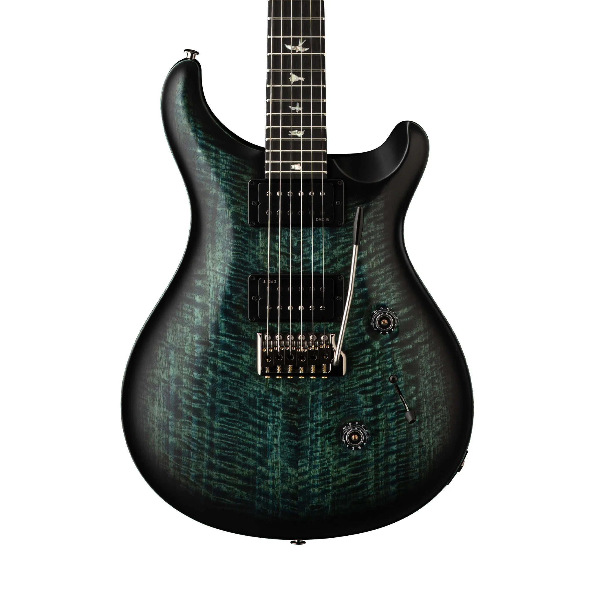 PRS 40th Anniversary Custom 24 Satin Limited Edition Guitar, Cobalt Smokeburst (Stained Binding) - Image 3