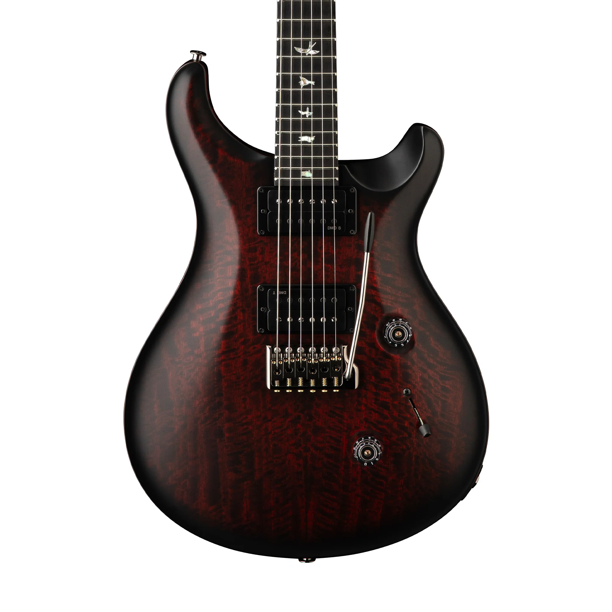 PRS 40th Anniversary Custom 24 Satin Limited Edition Guitar, Fire Smokeburst (Stained Binding) - Image 3