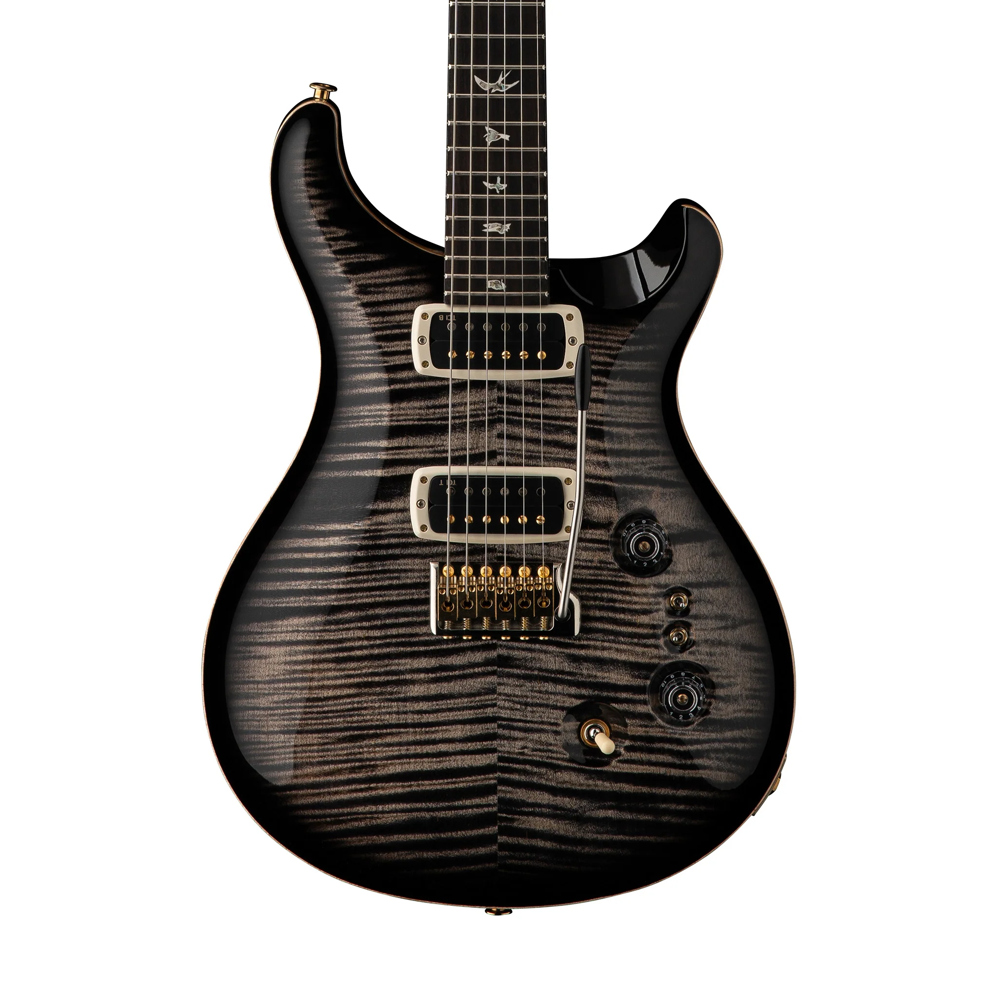 PRS Custom 24-08 Electric Guitar, RW FB, Charcoal Burst - Image 3