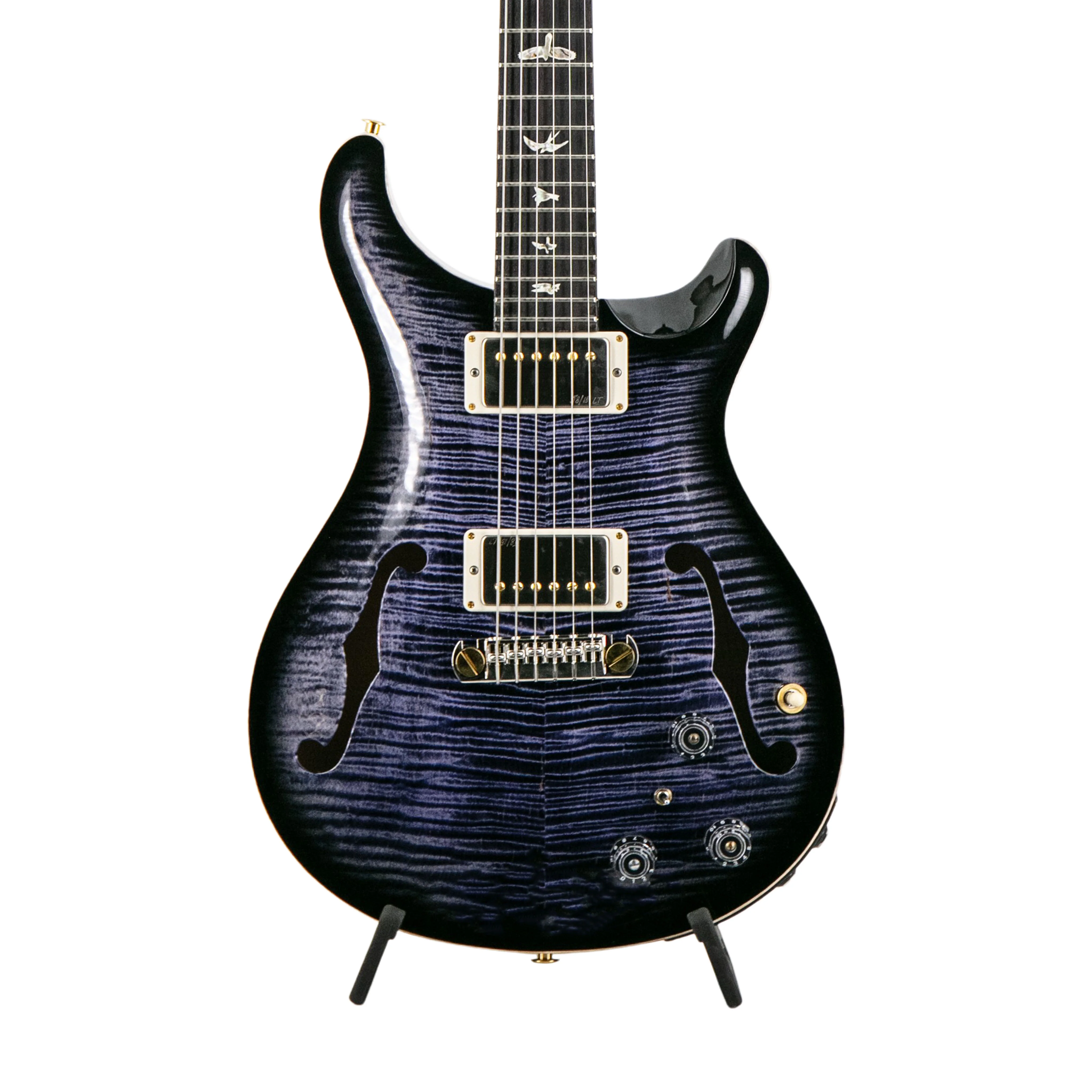 PRS Hollowbody II Piezo 10-Top Electric Guitar, Purple Mist - Image 3