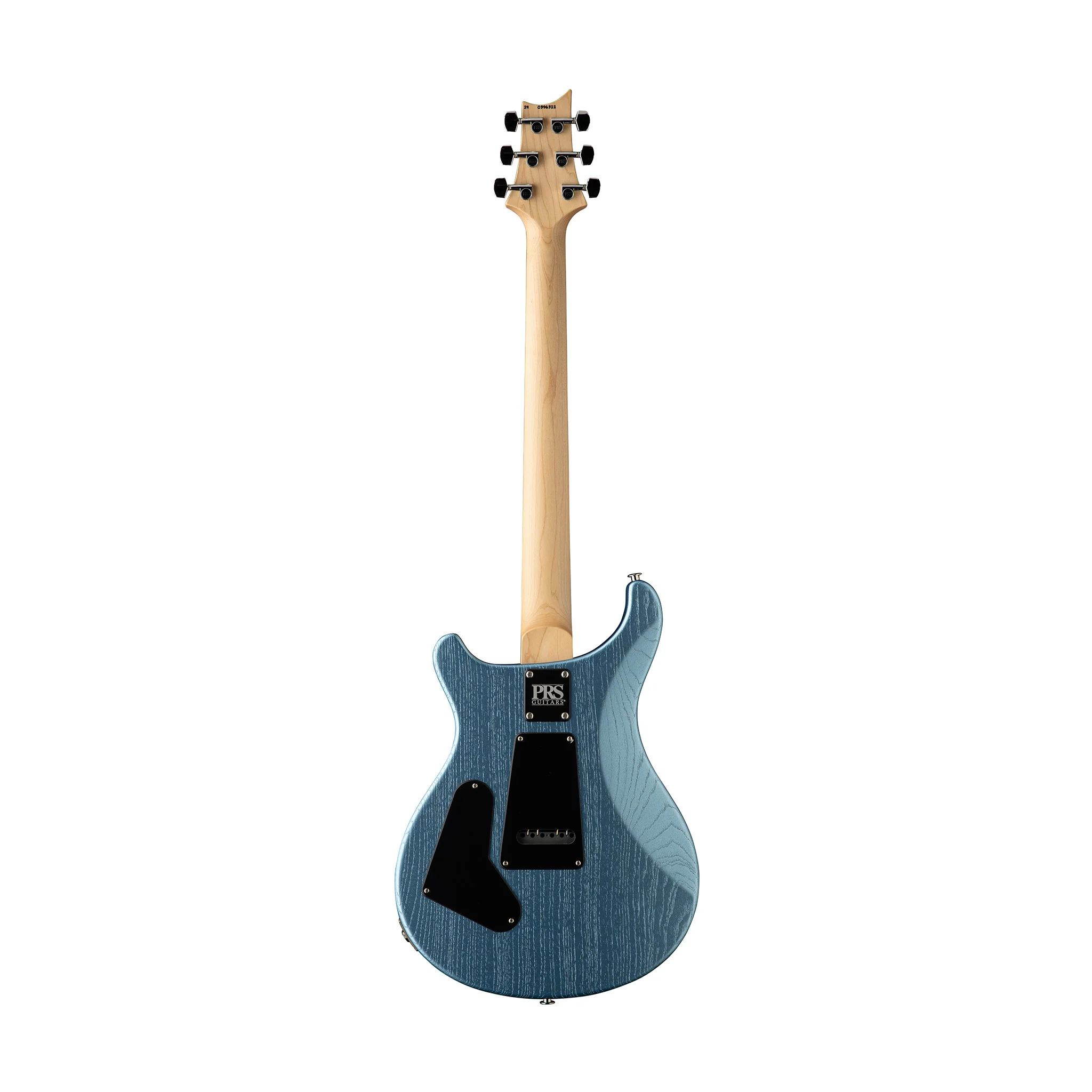 PRS Limited Edition CE 24-08 Swamp Ash Satin Electric Guitar, Frost Blue Metallic - Image 2