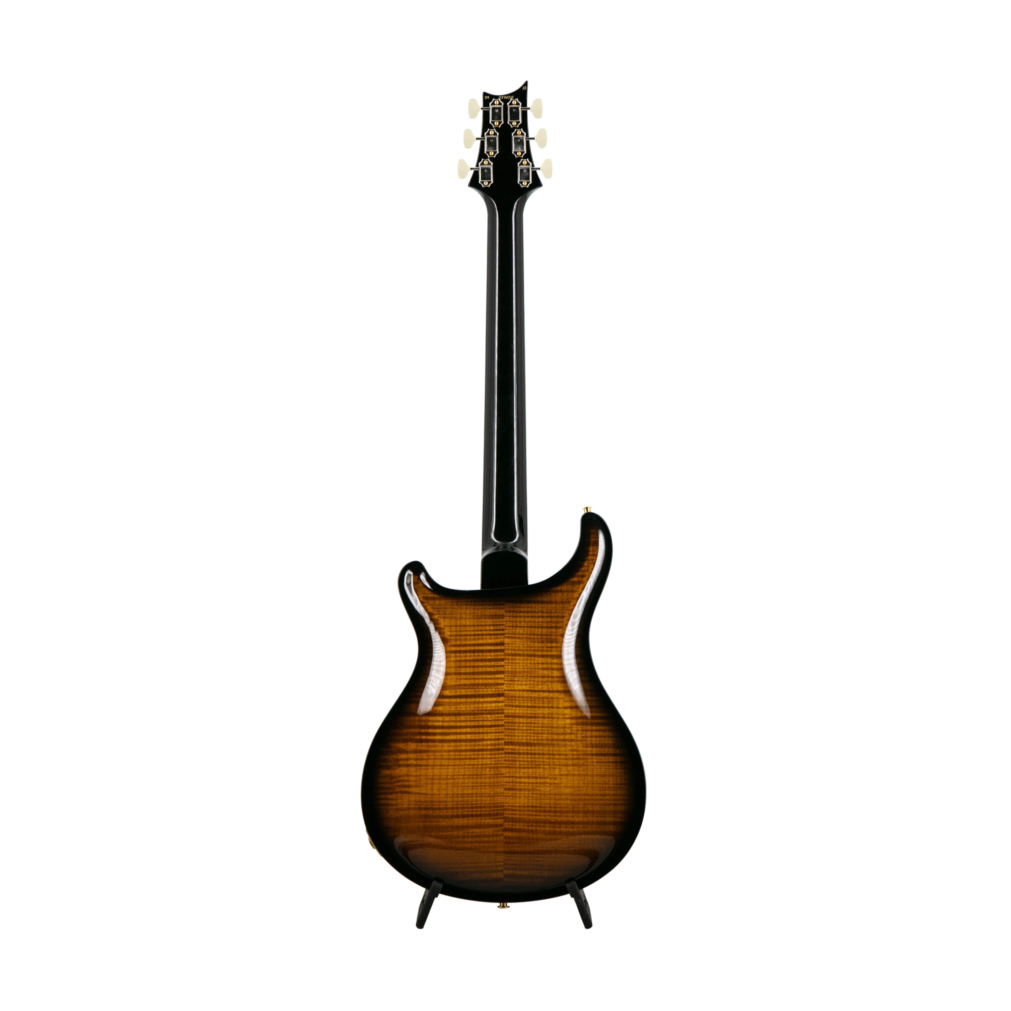 PRS McCarty 594 Hollowbody II 10 Top/Back Guitar, Custom Color, Amber Wraparound Smokeburst - Image 2