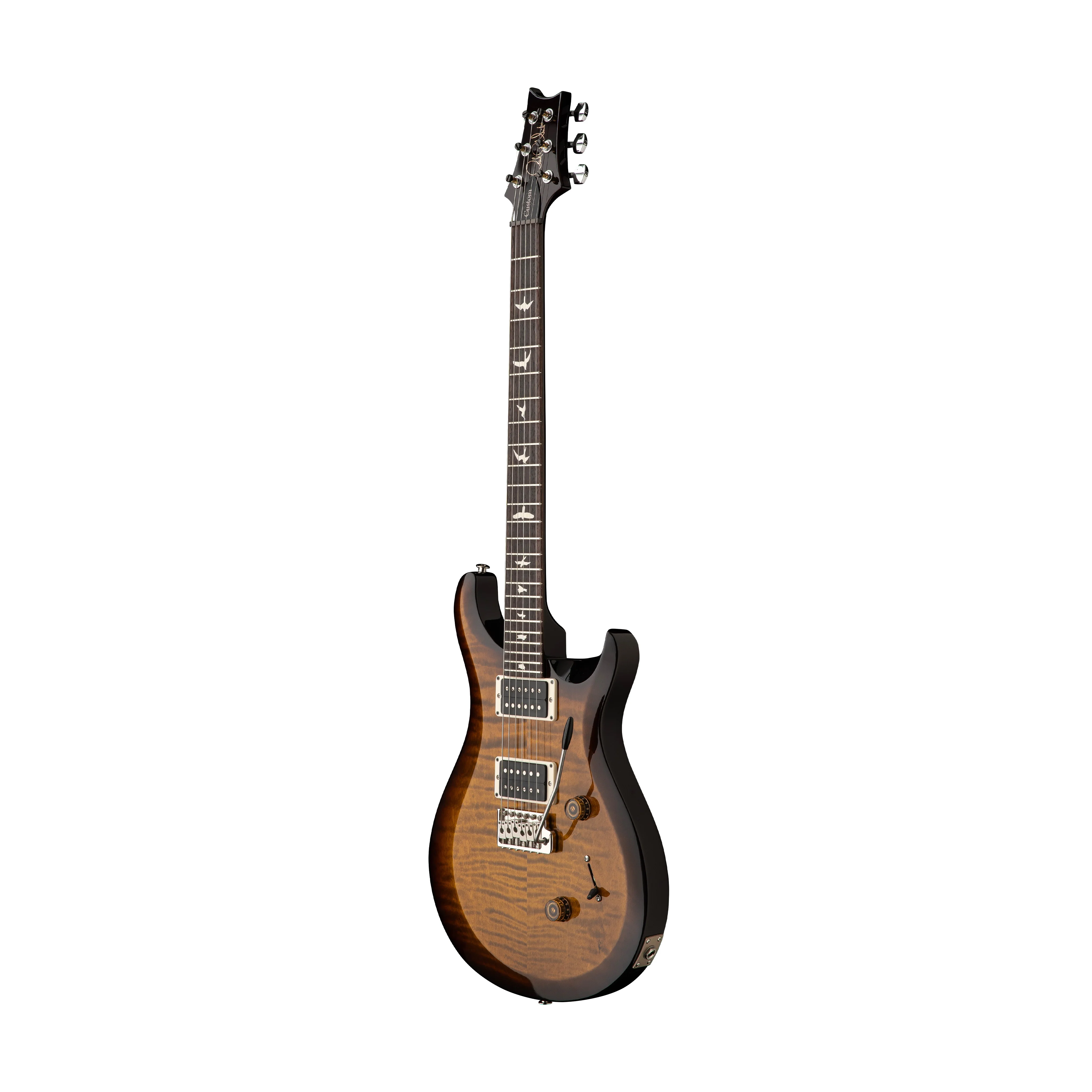 PRS S2 Custom 24 Electric Guitar, Black Amber - Image 3