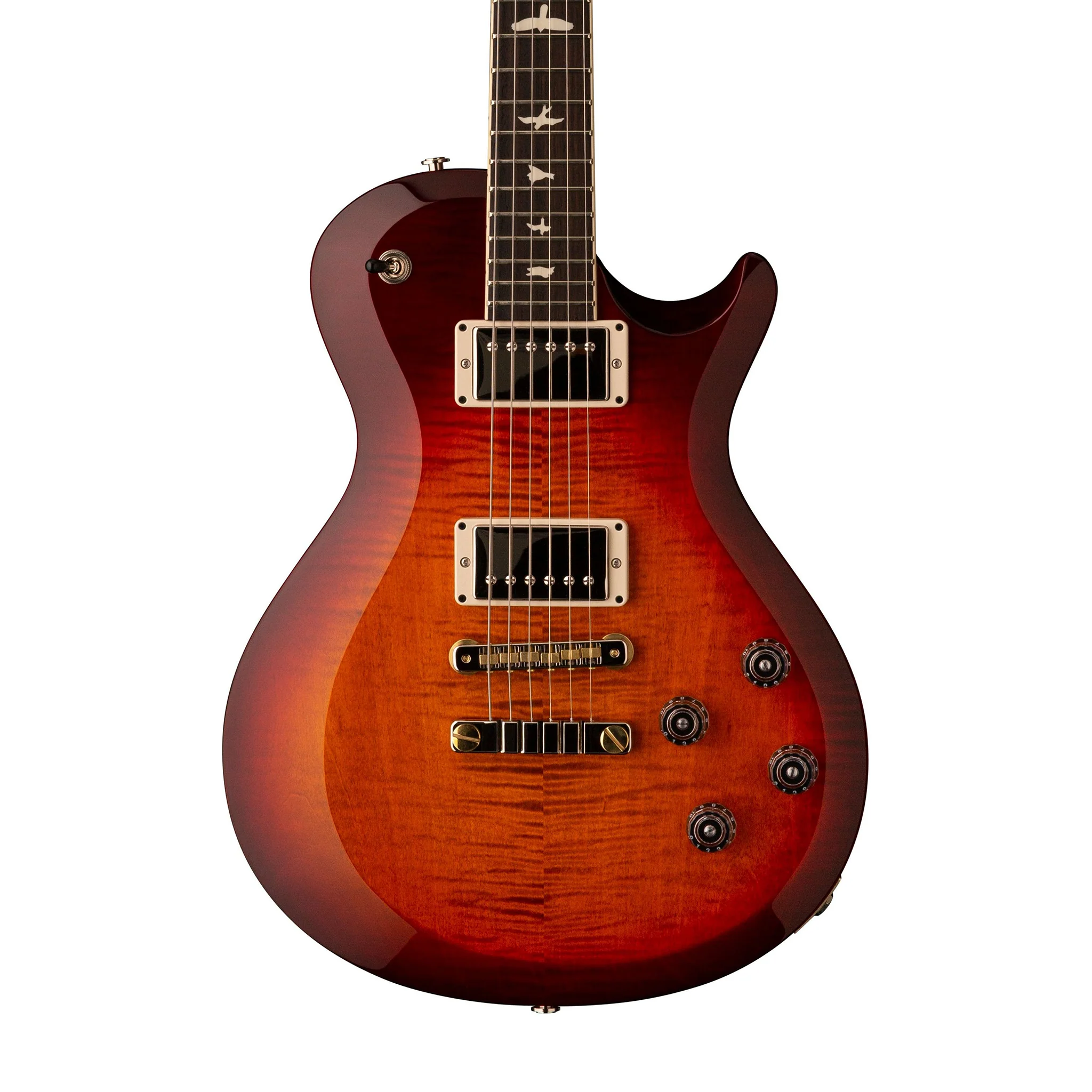 PRS S2 Singlecut McCarty 594 Electric Guitar w/Bag, Dark Cherry Sunburst - Image 3