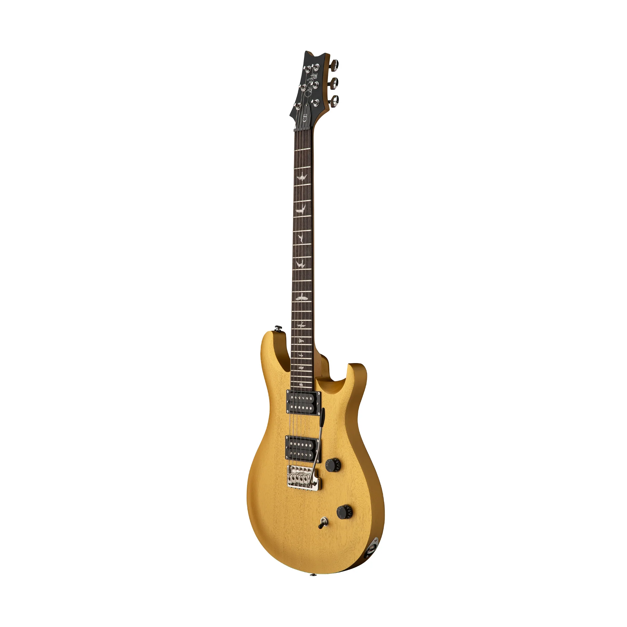 PRS SE CE24 Standard Satin Electric Guitar, Metallic Gold Satin - Image 3