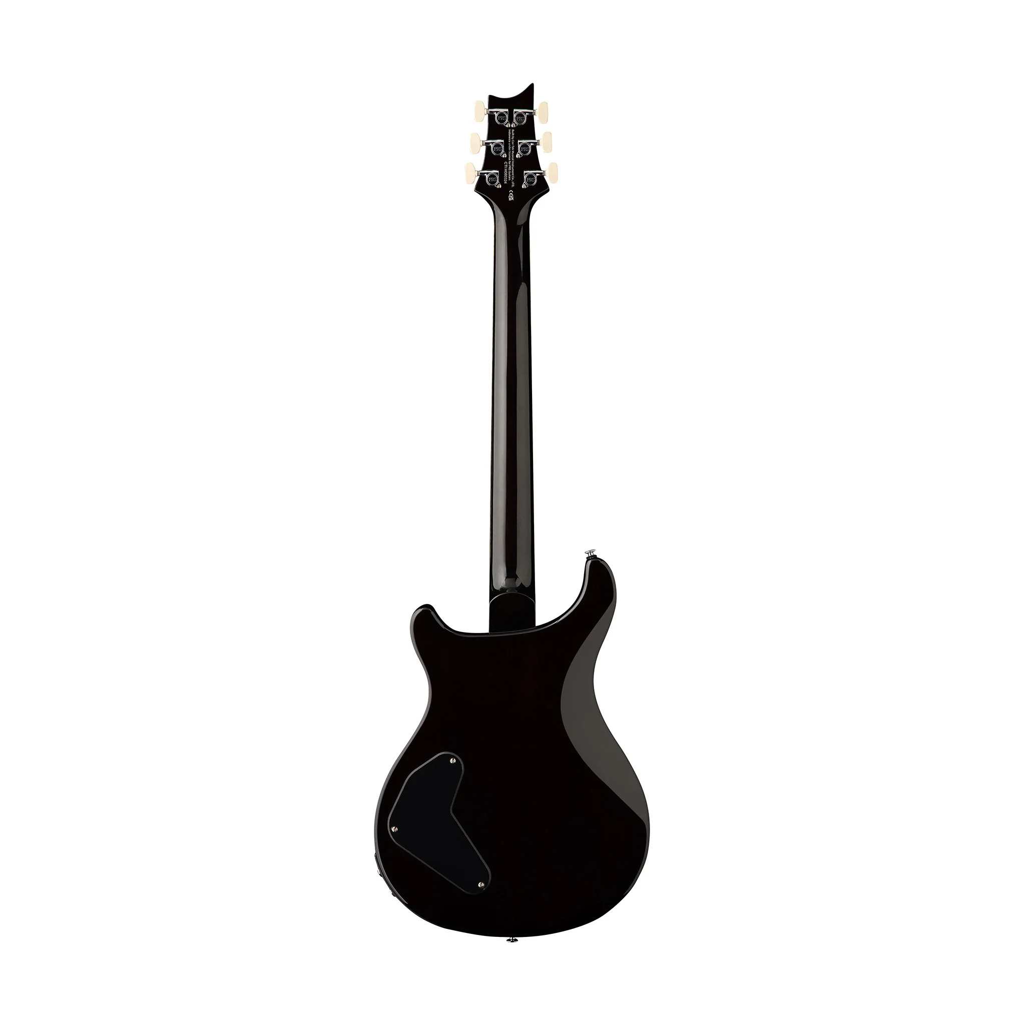 PRS SE Ed Sheeran Flat Back Hollowbody I Baritone Piezo Electric Guitar, Orange Tiger Smokeburst - Image 2