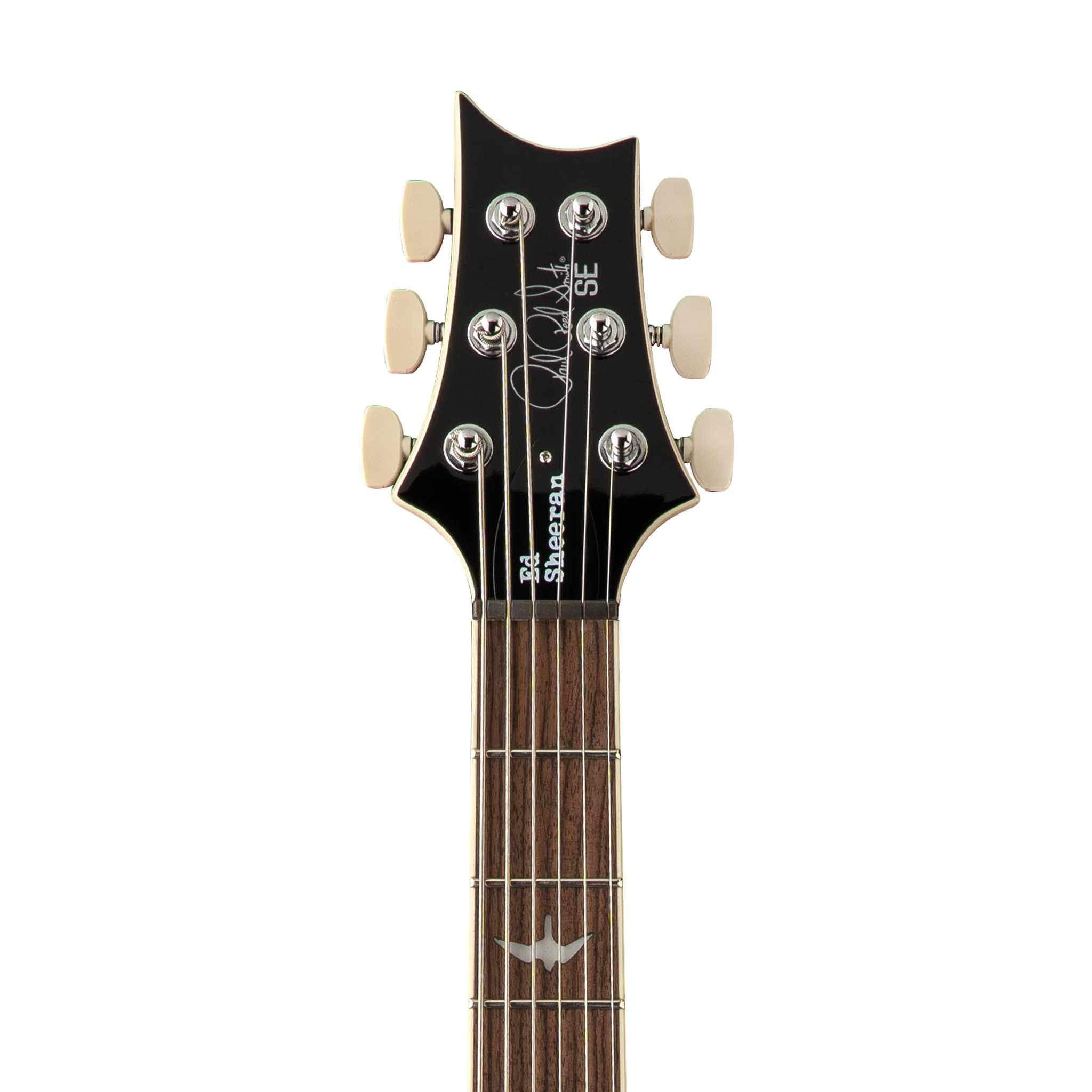 PRS SE Ed Sheeran Flat Back Hollowbody I Baritone Piezo Electric Guitar, Orange Tiger Smokeburst - Image 5
