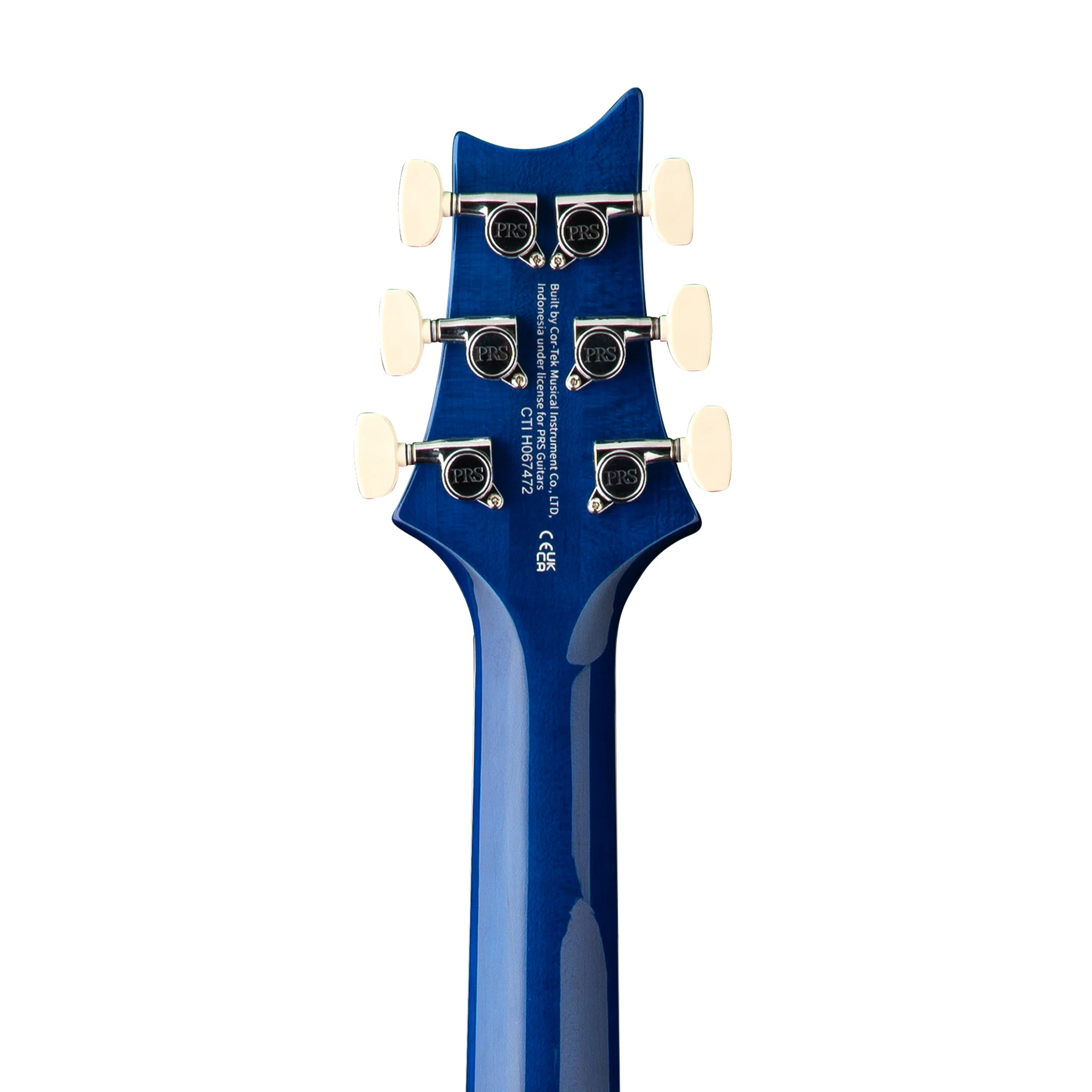 PRS SE Flat Back Hollowbody I Piezo Electric Guitar, Lake Blue - Image 6