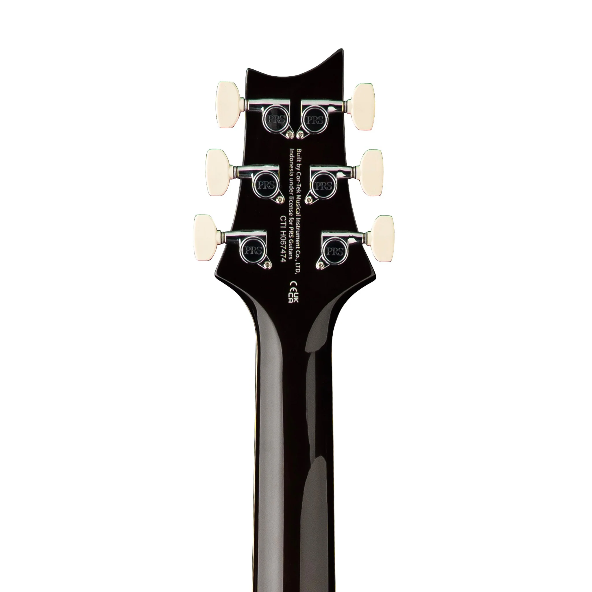 PRS SE Flat Back Hollowbody I Piezo Electric Guitar, Orange Tiger Smokeburst - Image 6