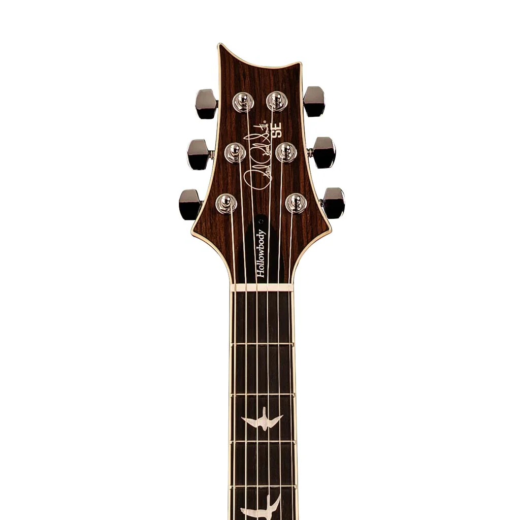 PRS SE Hollowbody II Electric Guitar w/Case, Black Gold Sunburst - Image 3