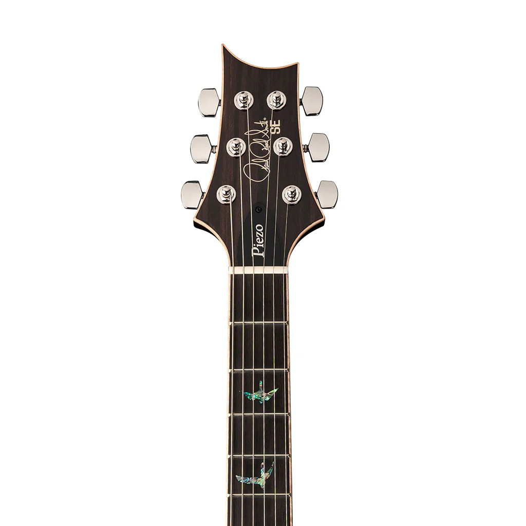 PRS SE Hollowbody II Piezo Electric Guitar w/Case, Black Gold Burst - Image 6